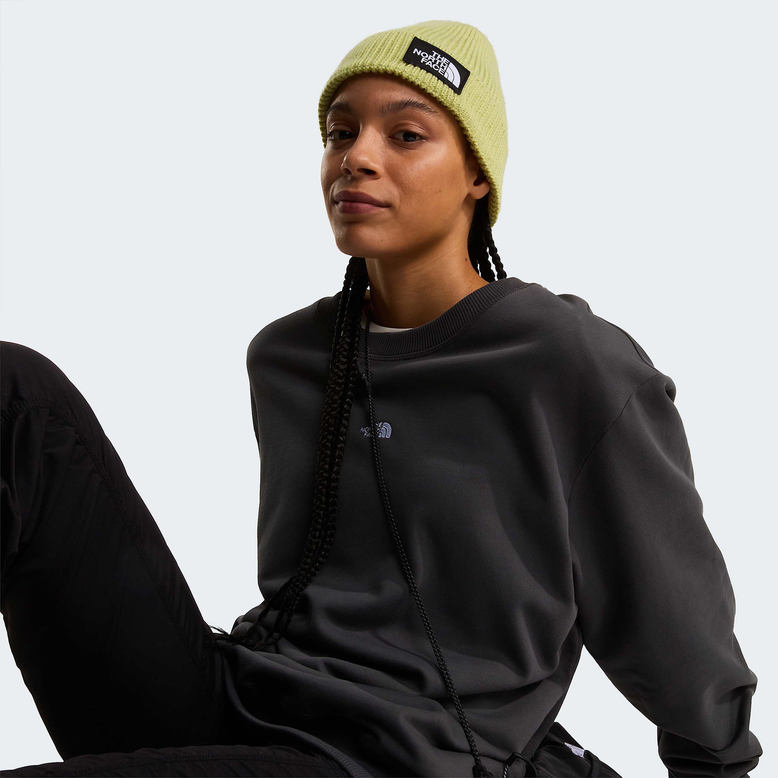 Unisex Essential Light Relaxed Sweatshirt TNF Anthracite Grey ALT13