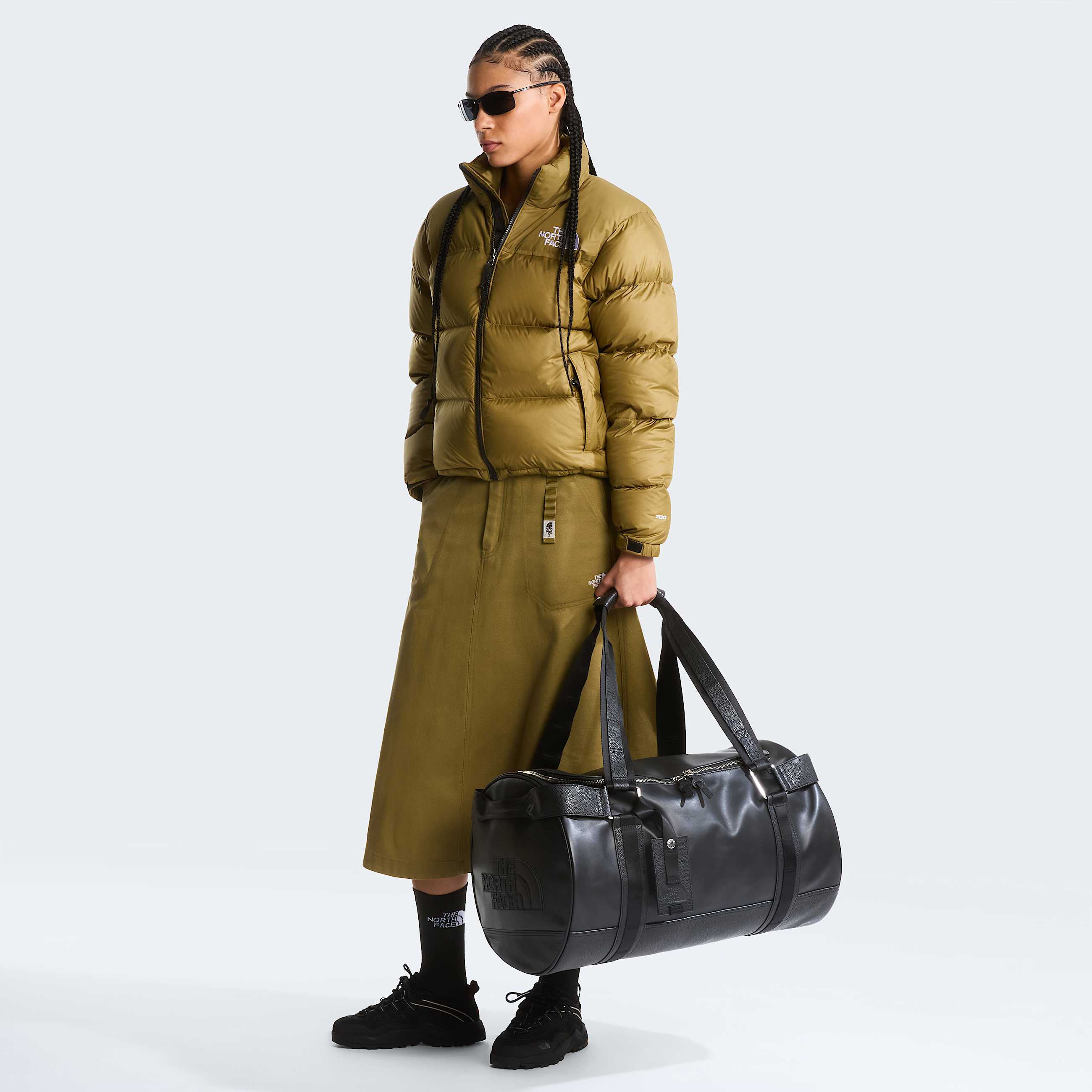 Base Camp Leather Duffel  Specialutgva TNF ALT9