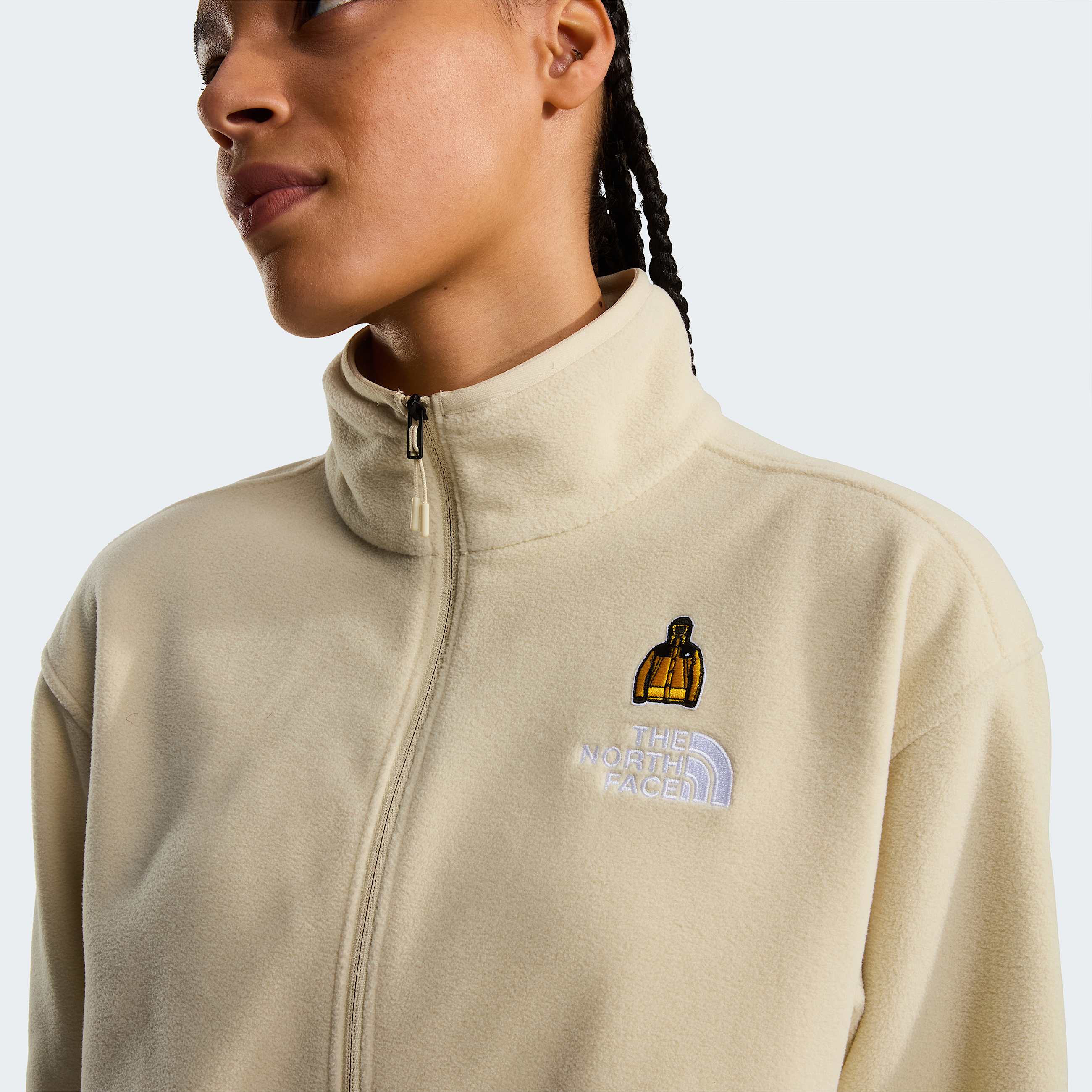 Womens 60th Anniversary Glacier Short Fleece TNF ALT4