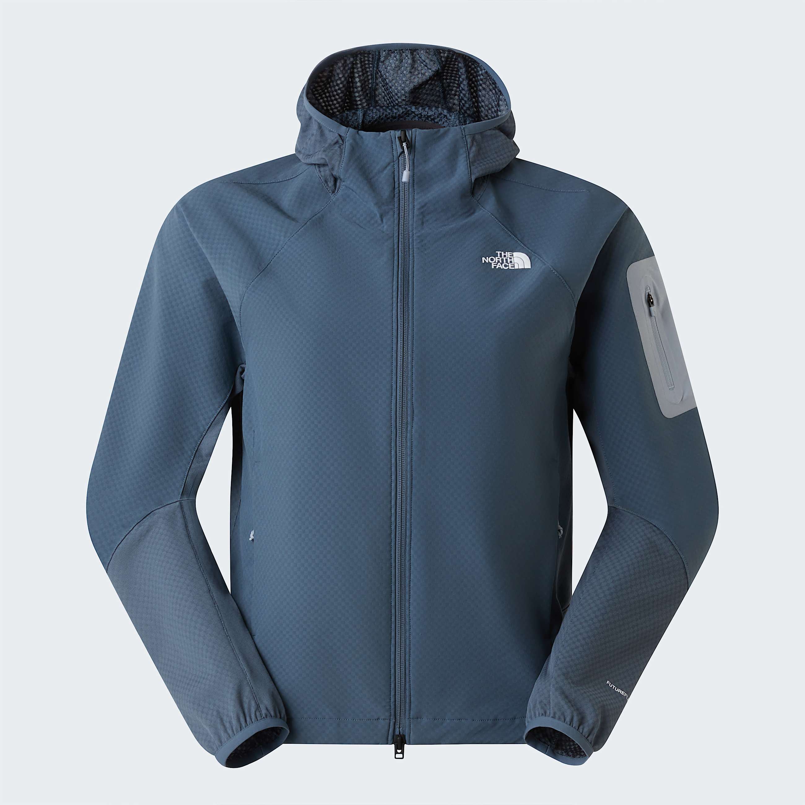 Damska kurtka hybrydowa z kapturem i zamkiem na caej dugoci Tek Approach TNF ALT20