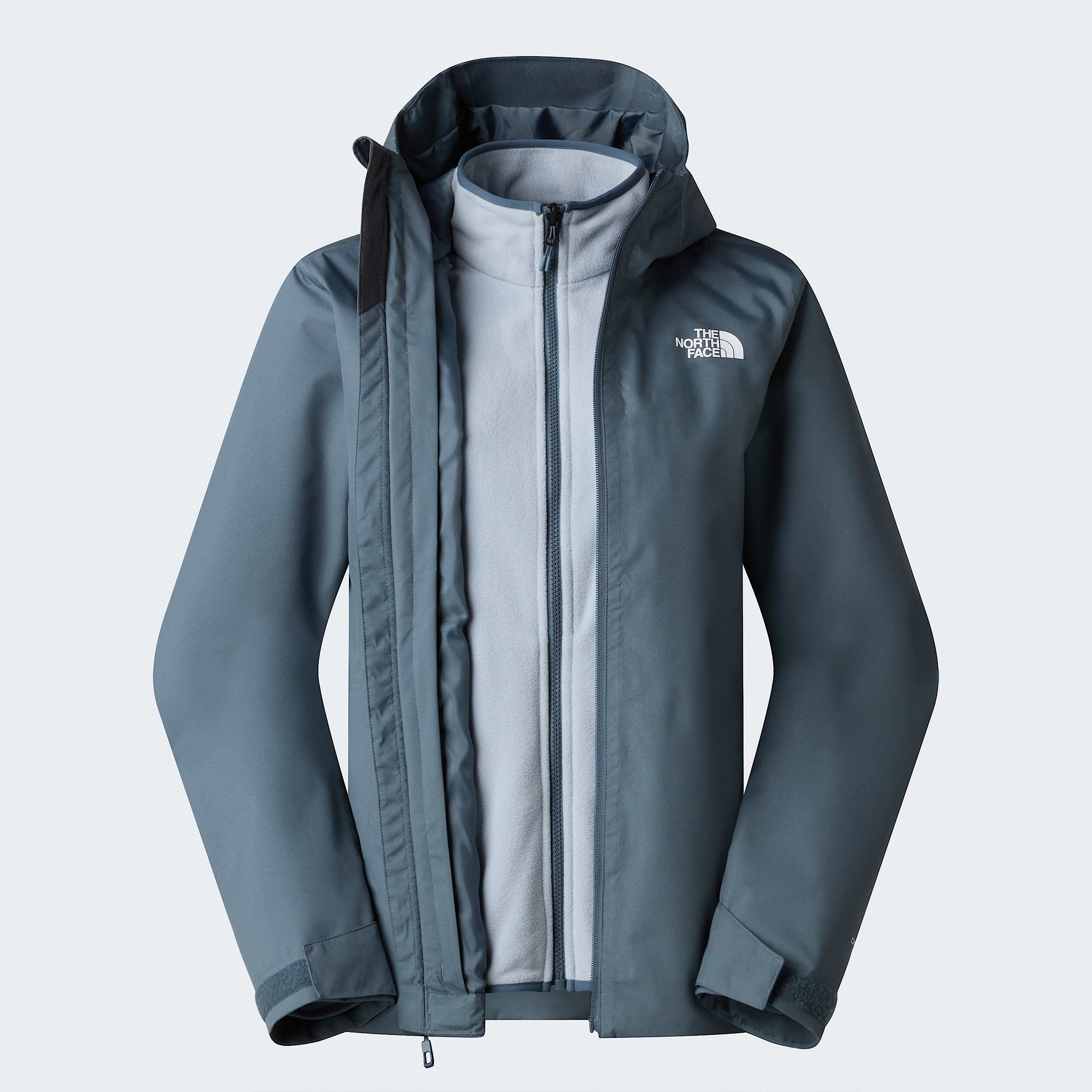 Womens Quest DryVent Triclimate 3In1 Jacket TNF Granite GreyFrost Grey ALT20