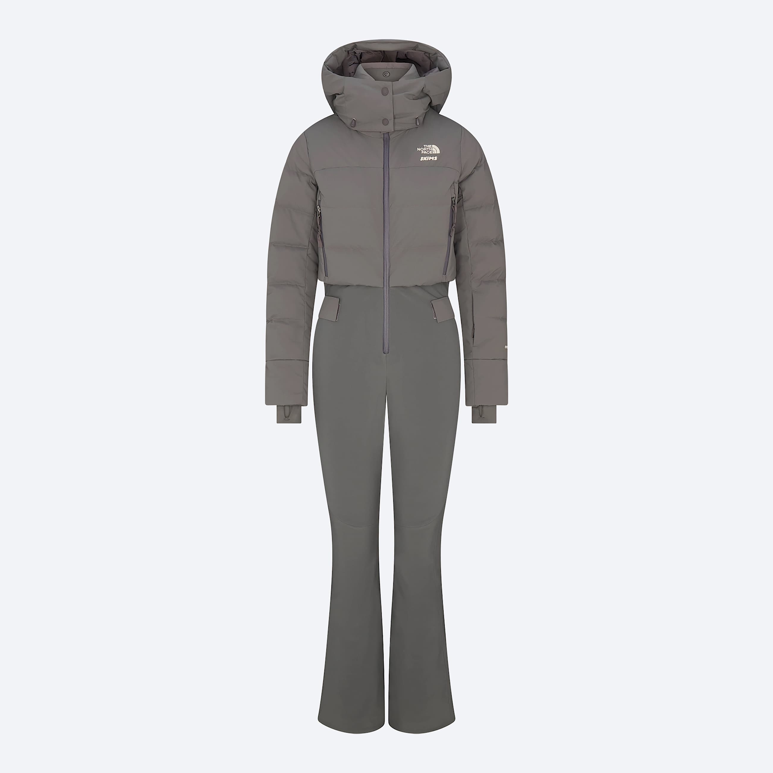 Womens The North Face X SKIMS Off The Clock OnePiece TNF SK Gunmetal ALT20