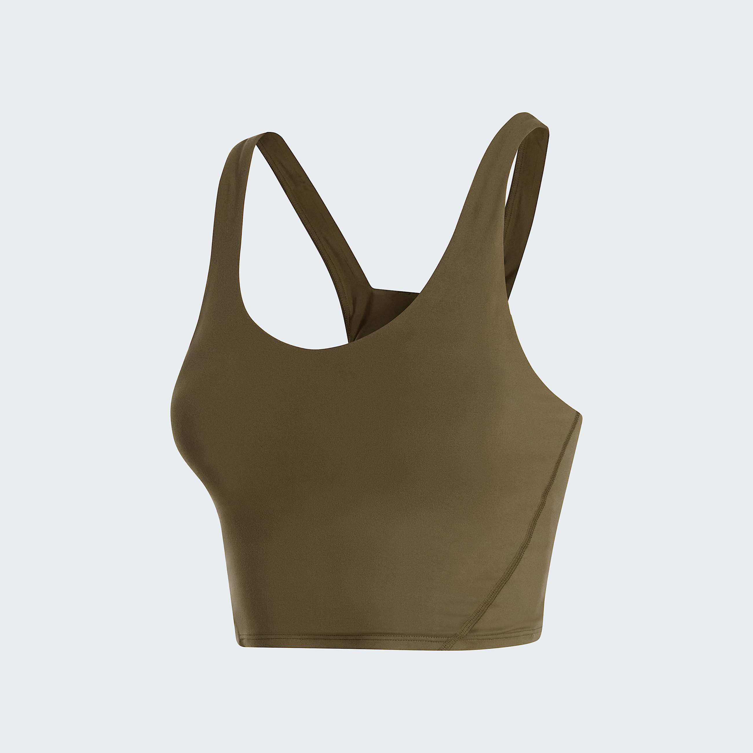 Womens Jaida Longline Bra TNF New Taupe Green ALT20