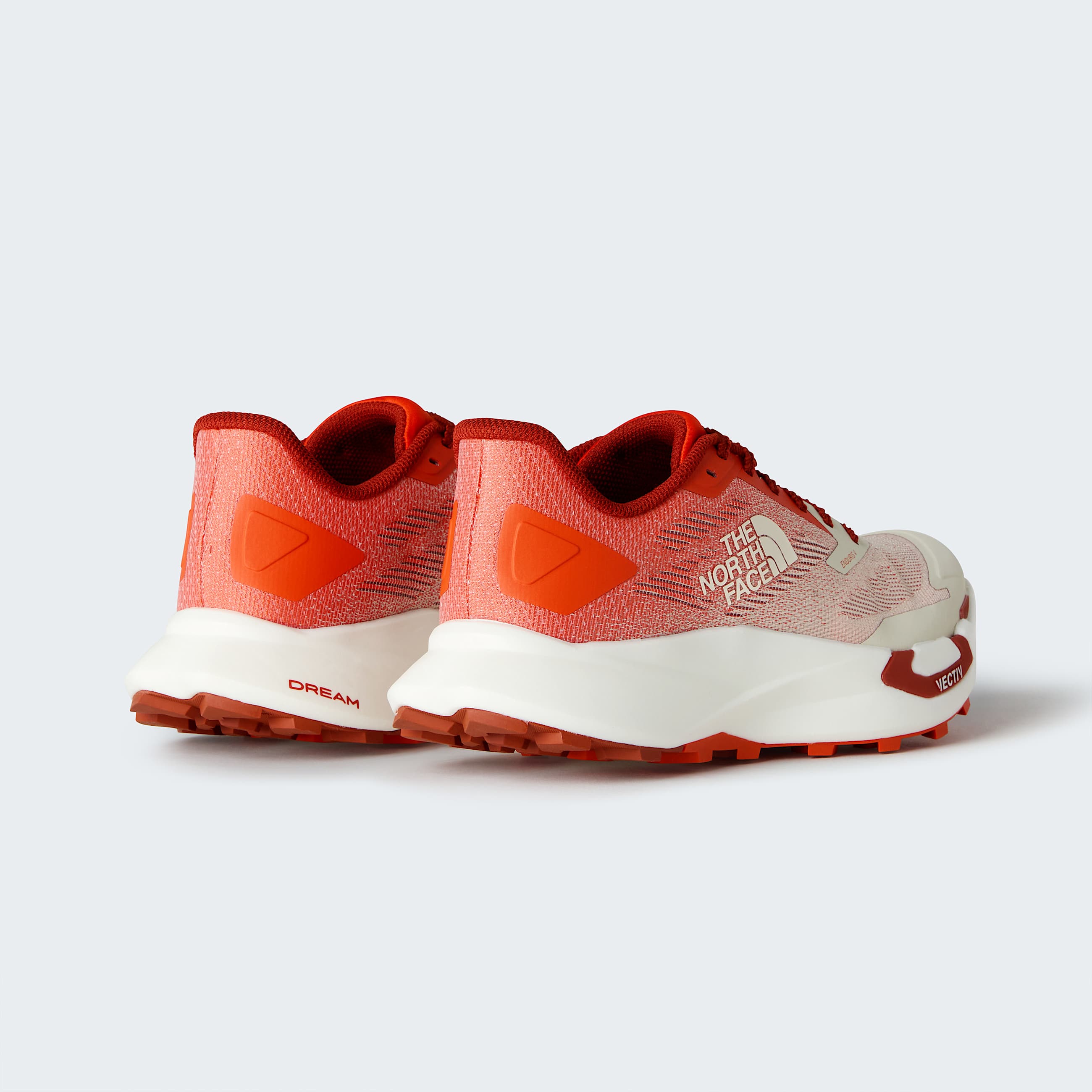 Mens VECTIV Enduris 4 Trail Running Shoes TNF Lava RedCalacatta ALT6
