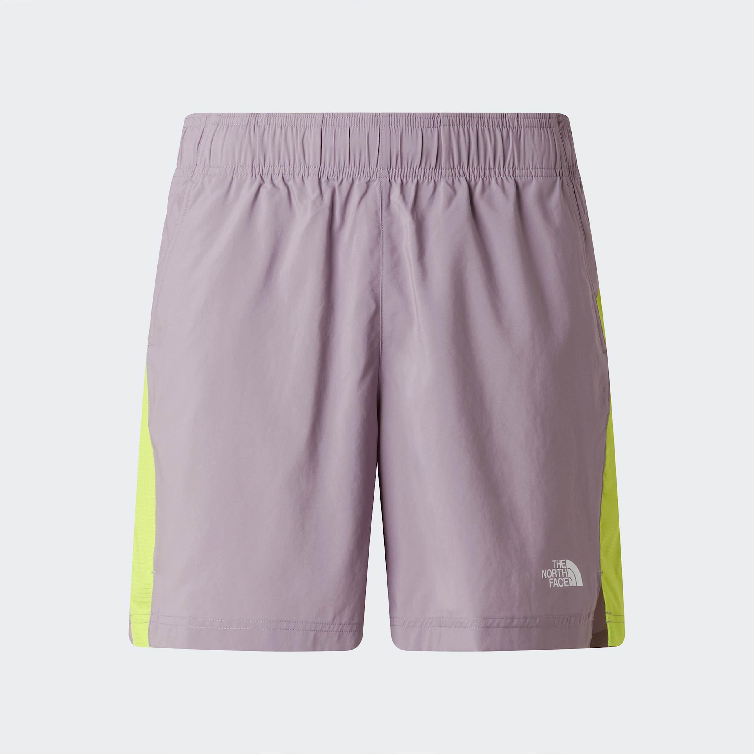 Mens 247 Colourblock Shorts TNF Transcendent GreyFizz Lime ALT20