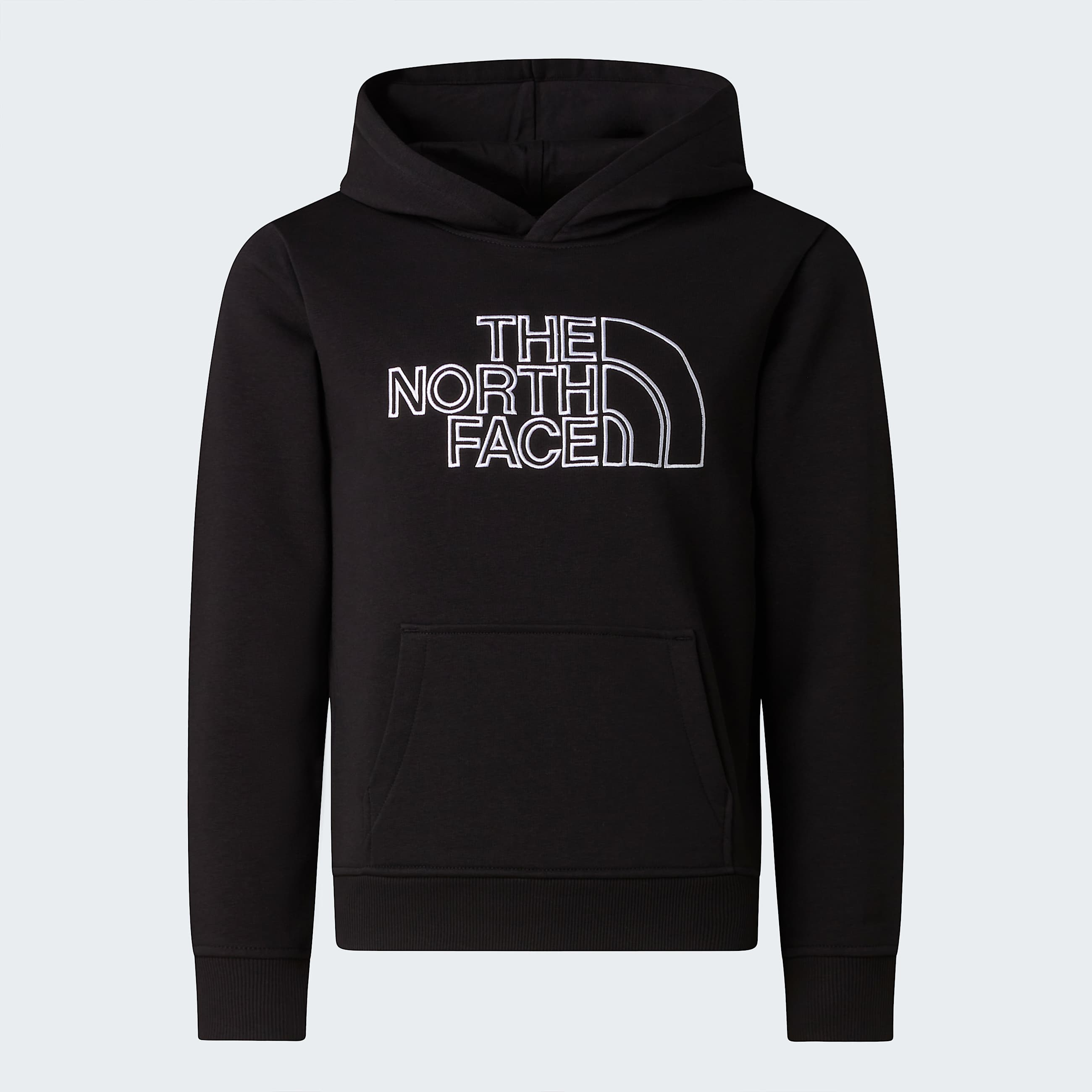 Teens Drew Peak Light Regular Hoodie TNF TNF Black ALT20