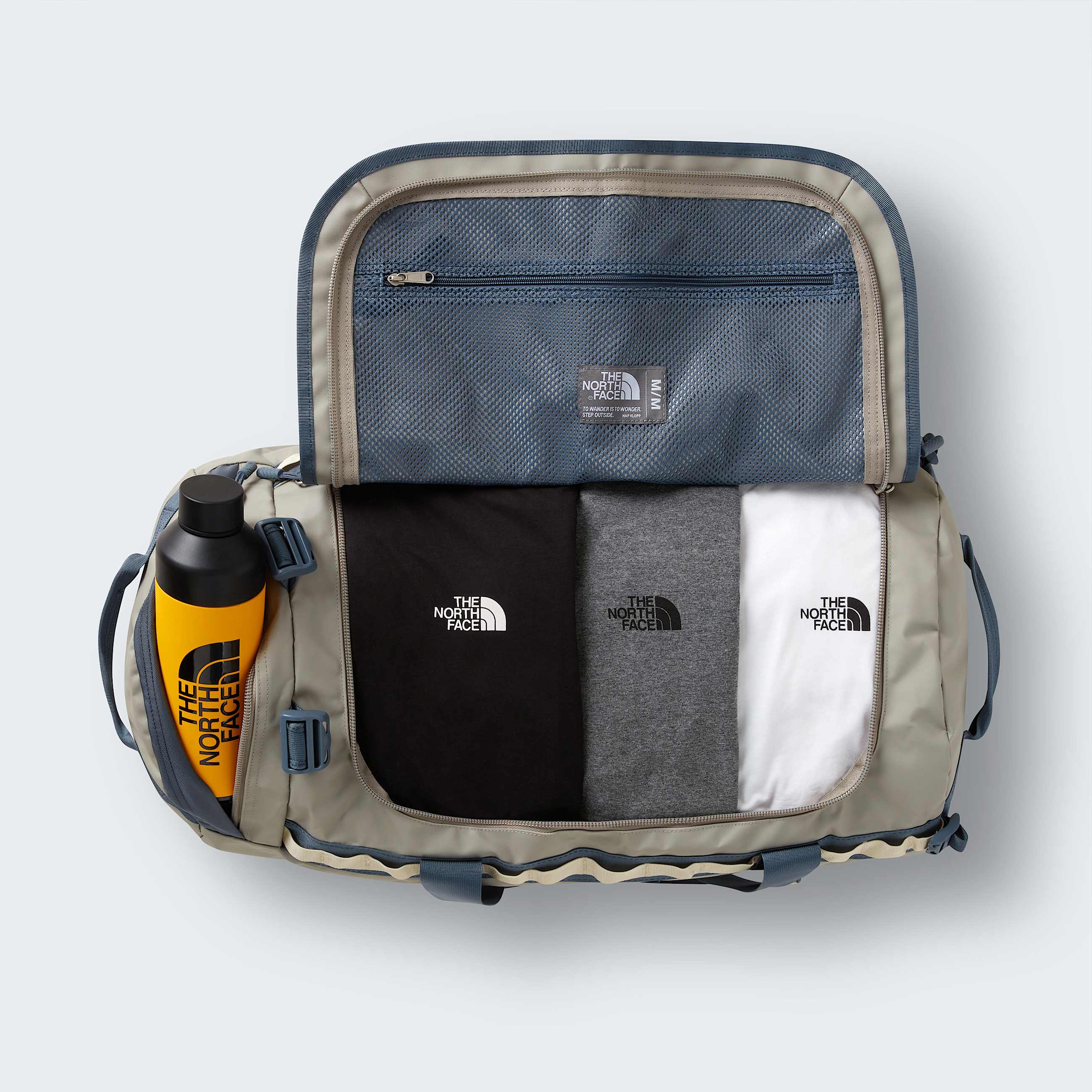 Base Camp Duffel 71L  Medium TNF Stone SlabGranite GreyDesert Stone ALT2