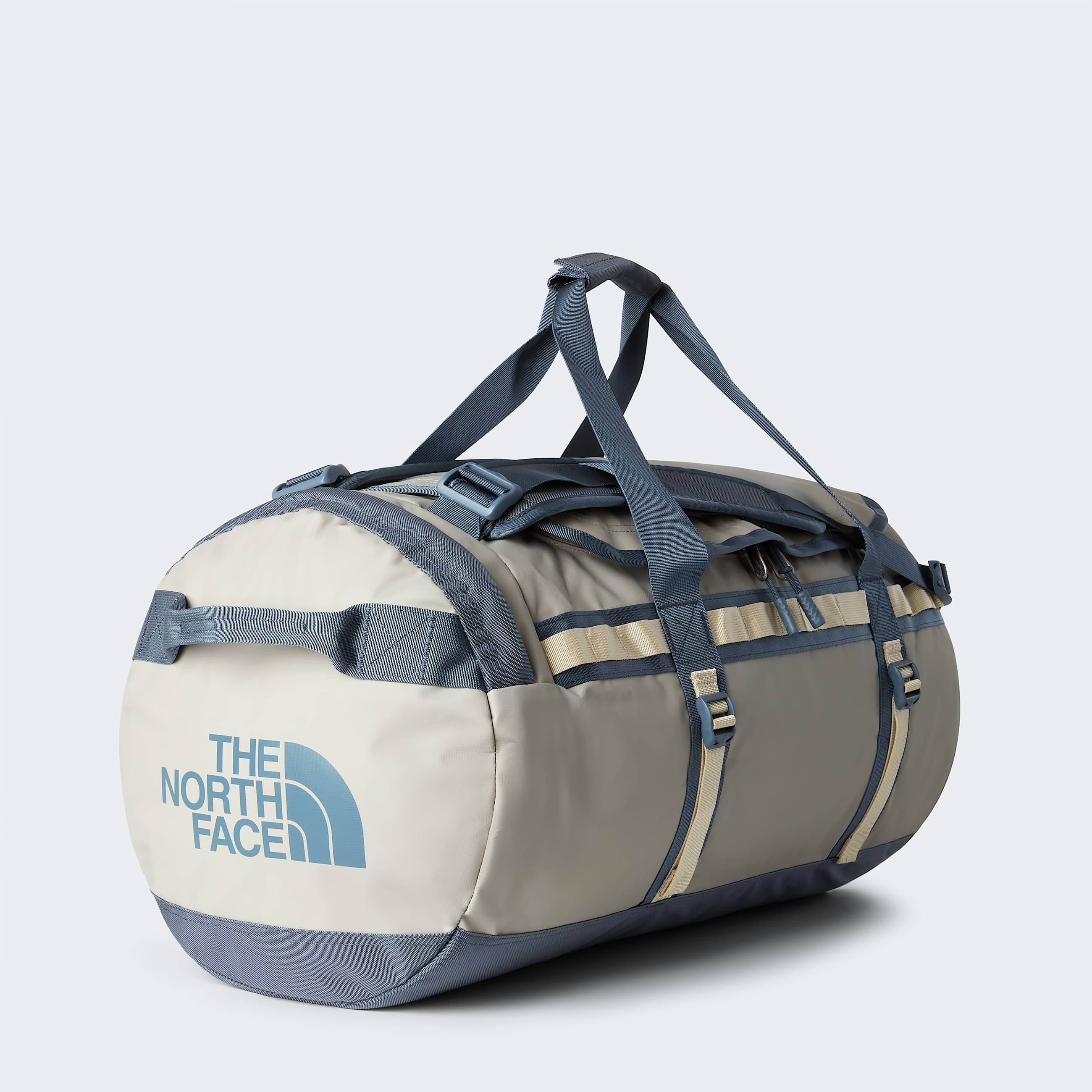 Base Camp Duffel 71L  Medium TNF Stone SlabGranite GreyDesert Stone HERO