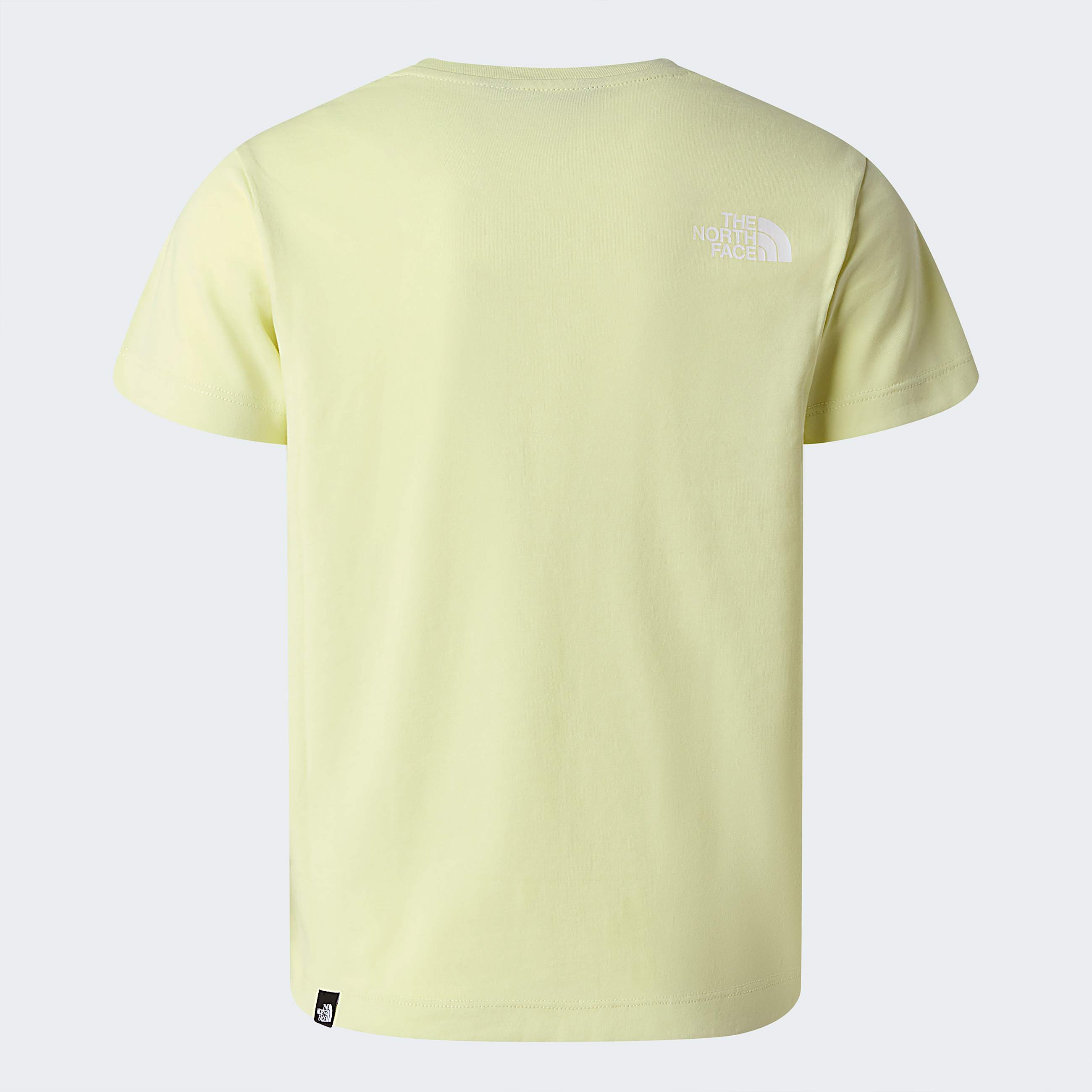 Teens Simple Dome TShirt TNF Lemon Mist ALT21