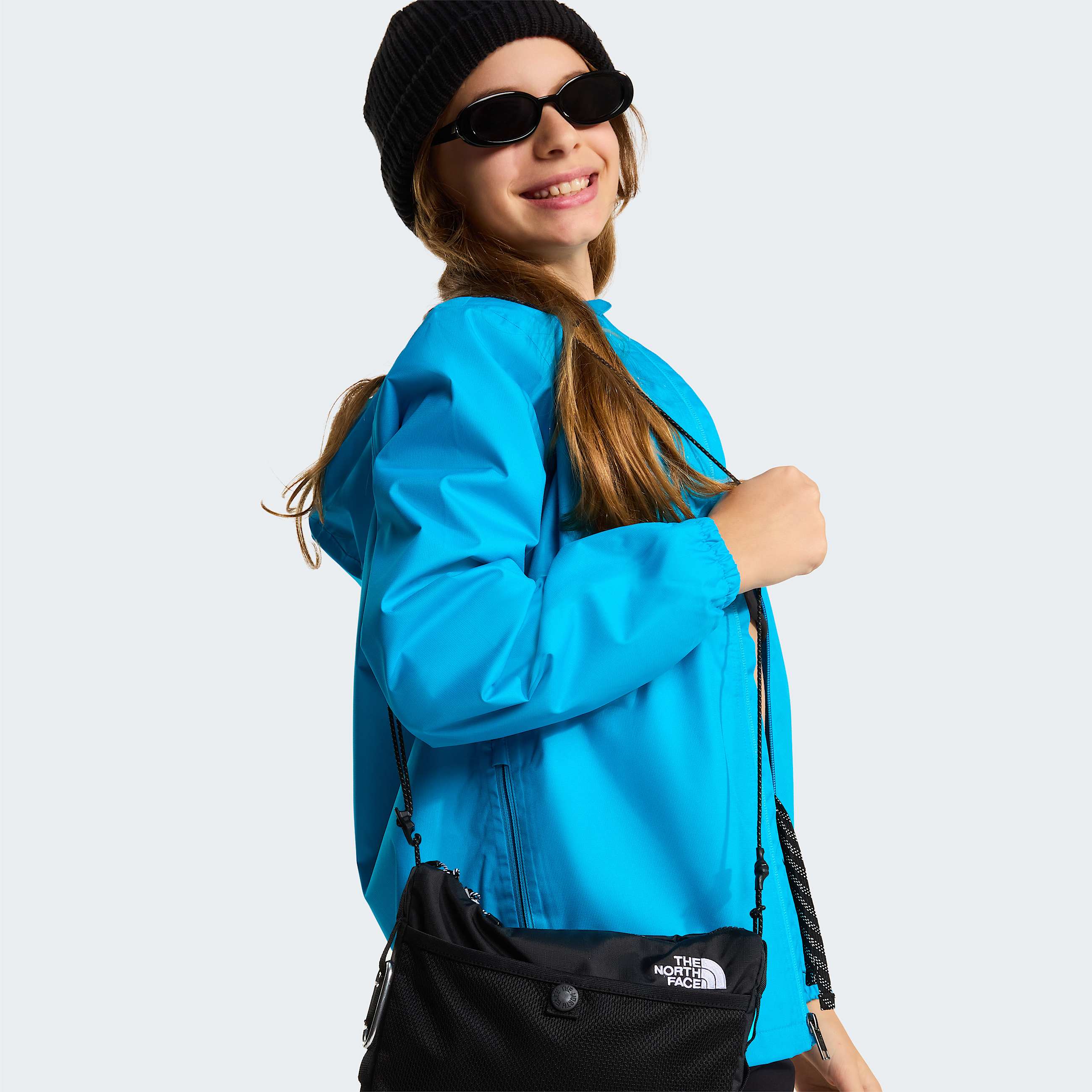 Zipline Rain Jacket Junior TNF Meridian Blue ALT13