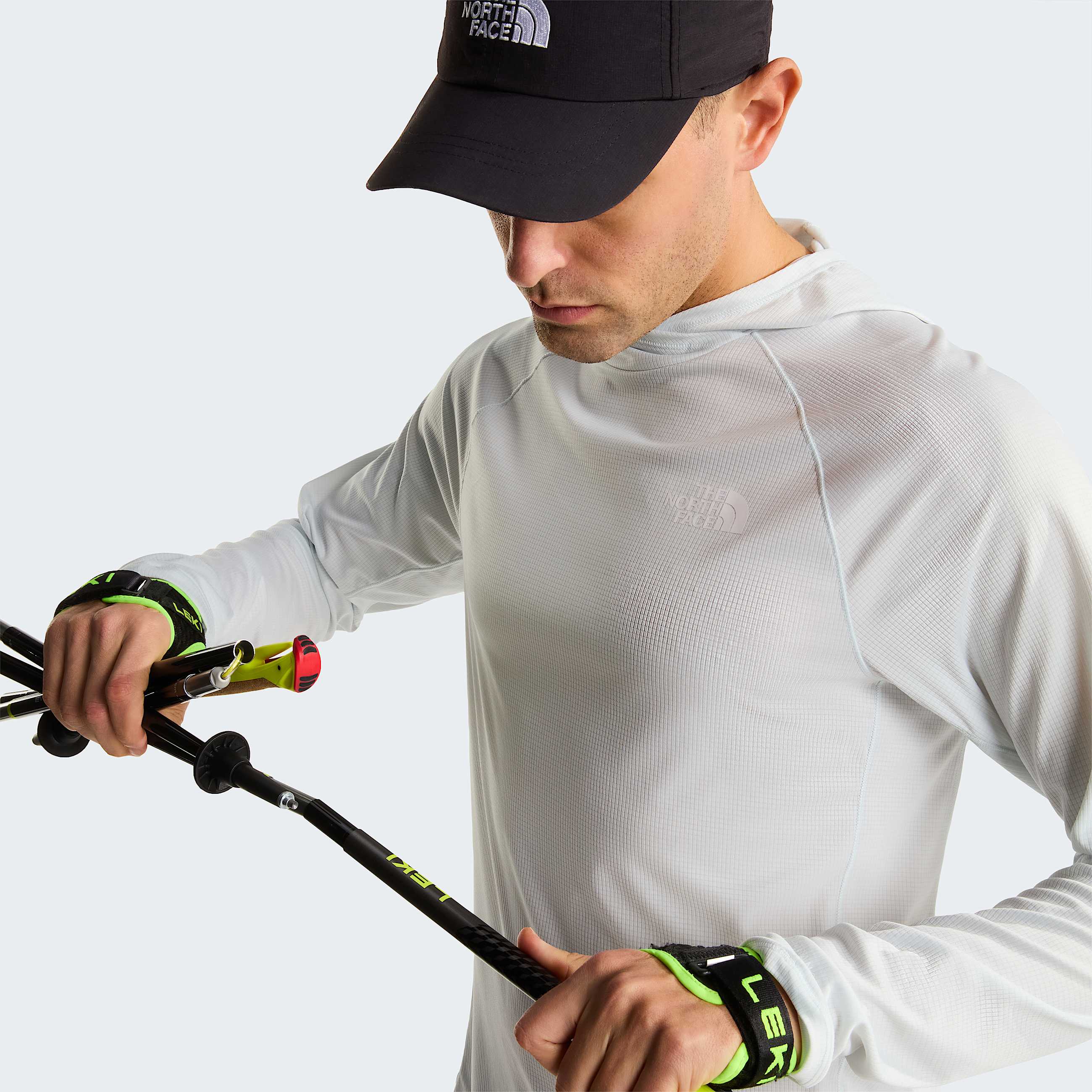 Mens Sunriser Hoodie TNF Pearl Stone ALT7