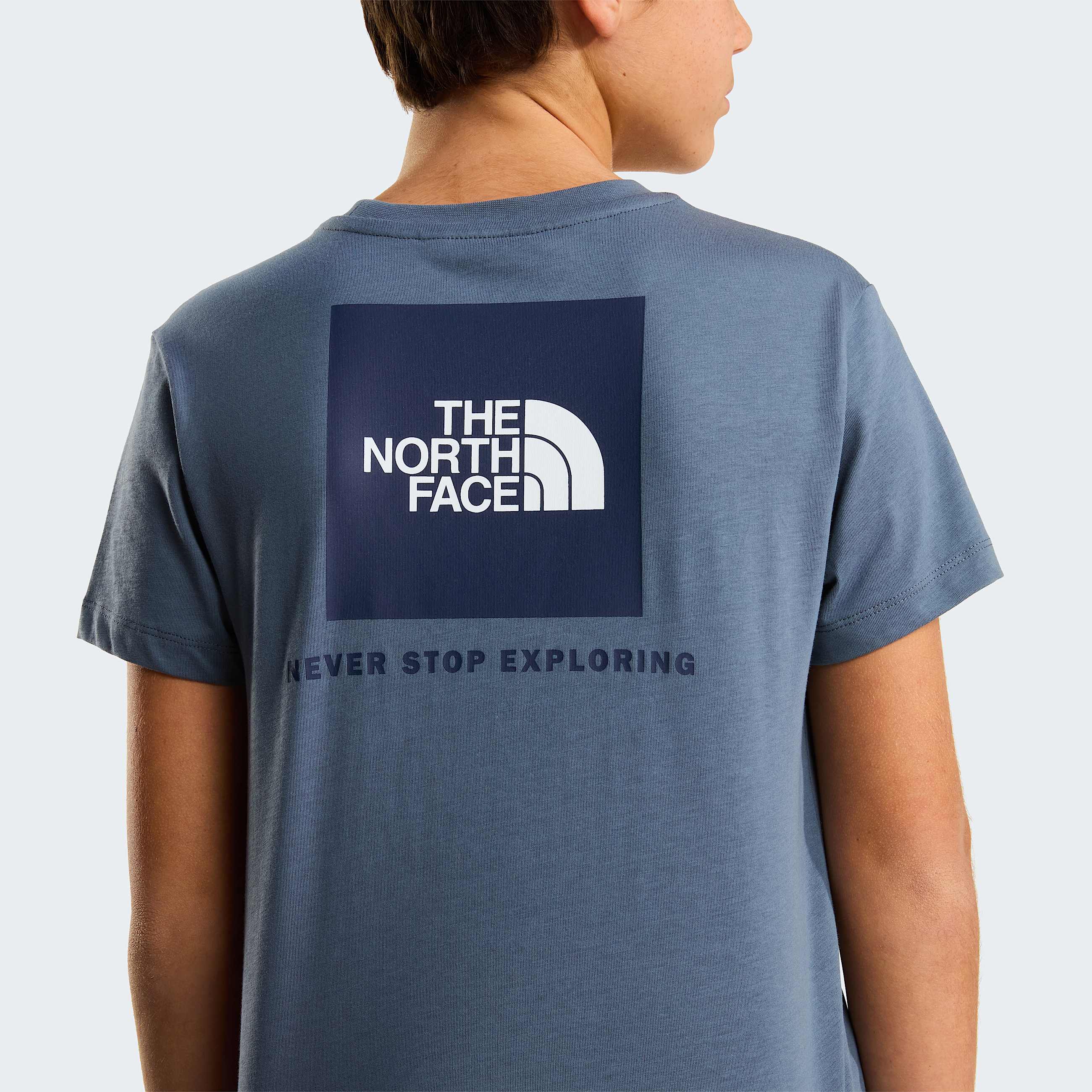 Teens Box NSE TShirt TNF Granite Grey ALT5