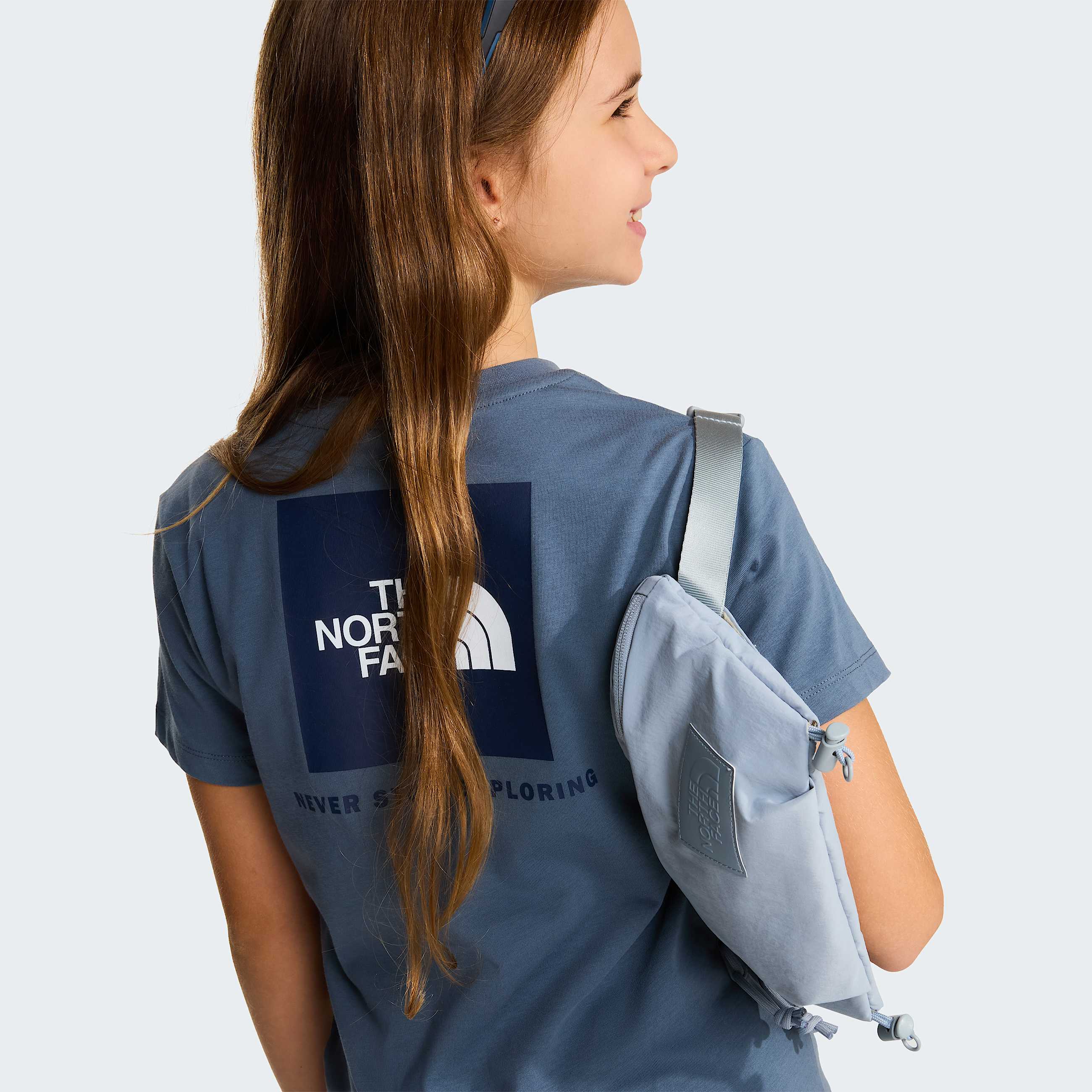 Teens Box NSE TShirt TNF Granite Grey ALT11