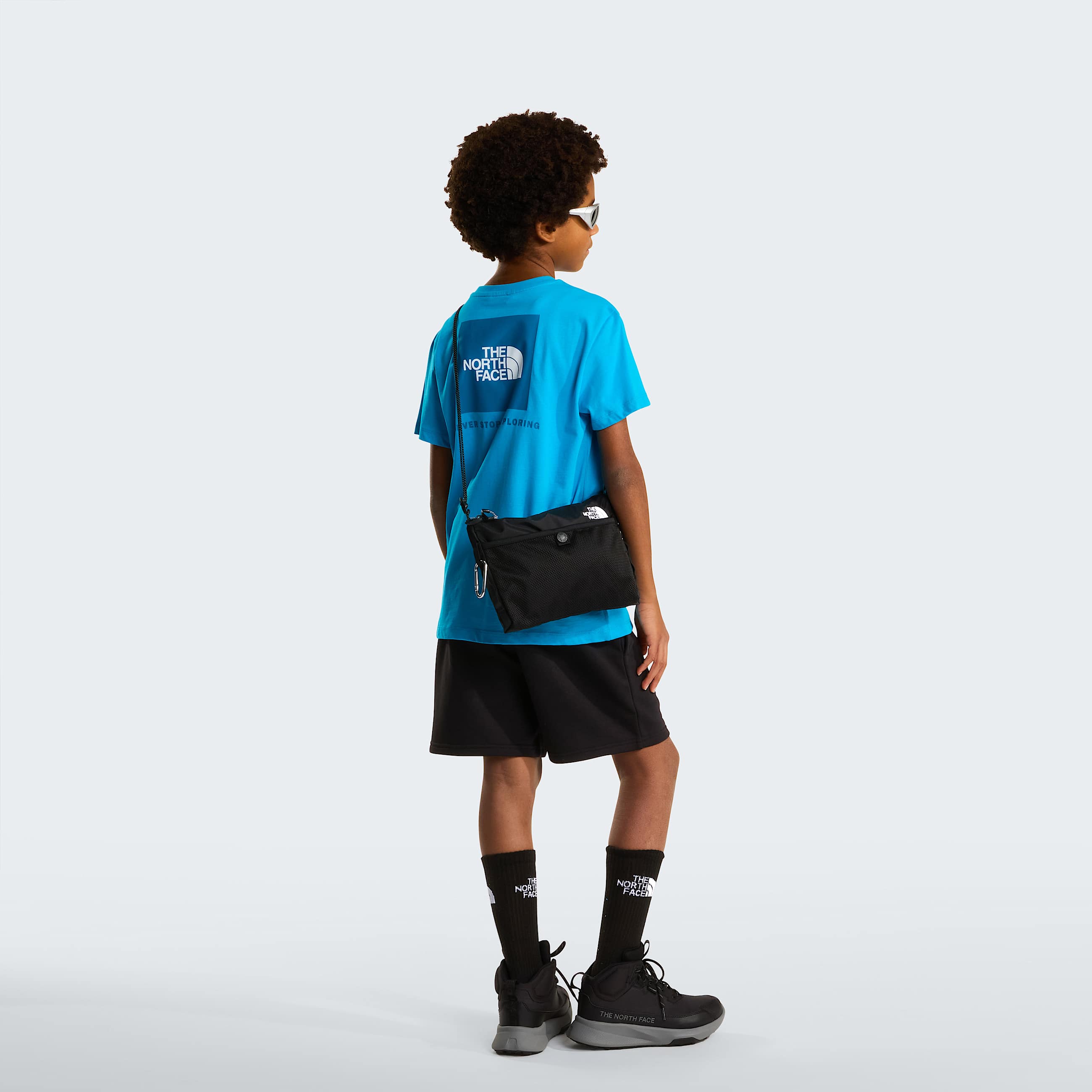 Teens Box NSE TShirt TNF Meridian Blue ALT2