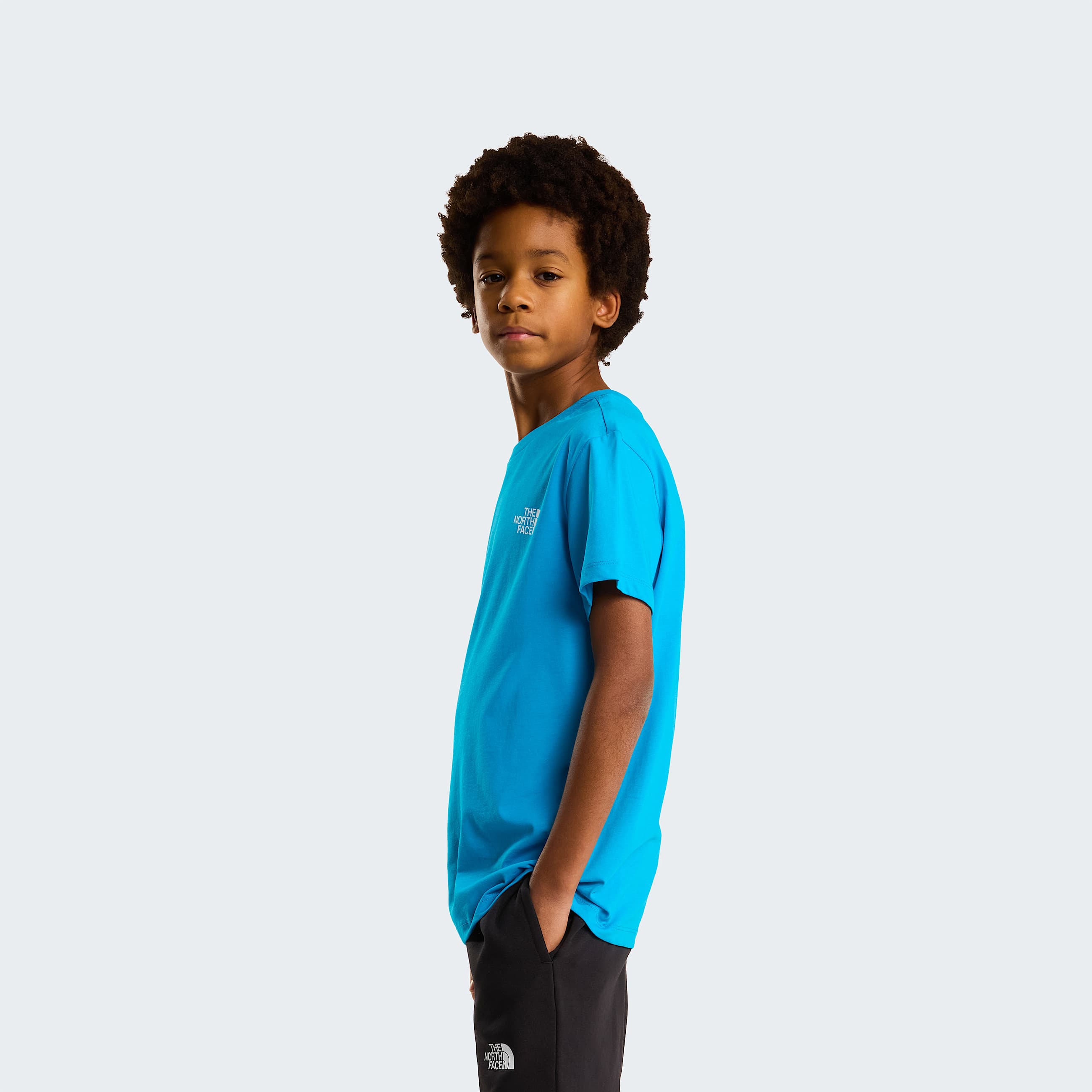 Teens Box NSE TShirt TNF Meridian Blue ALT3