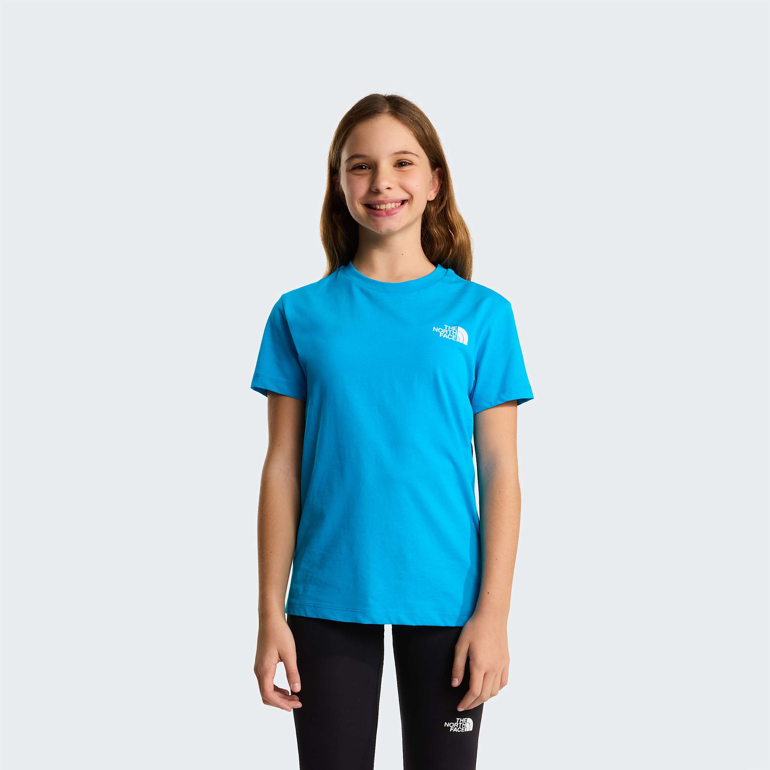 Teens Box NSE TShirt TNF Meridian Blue ALT8
