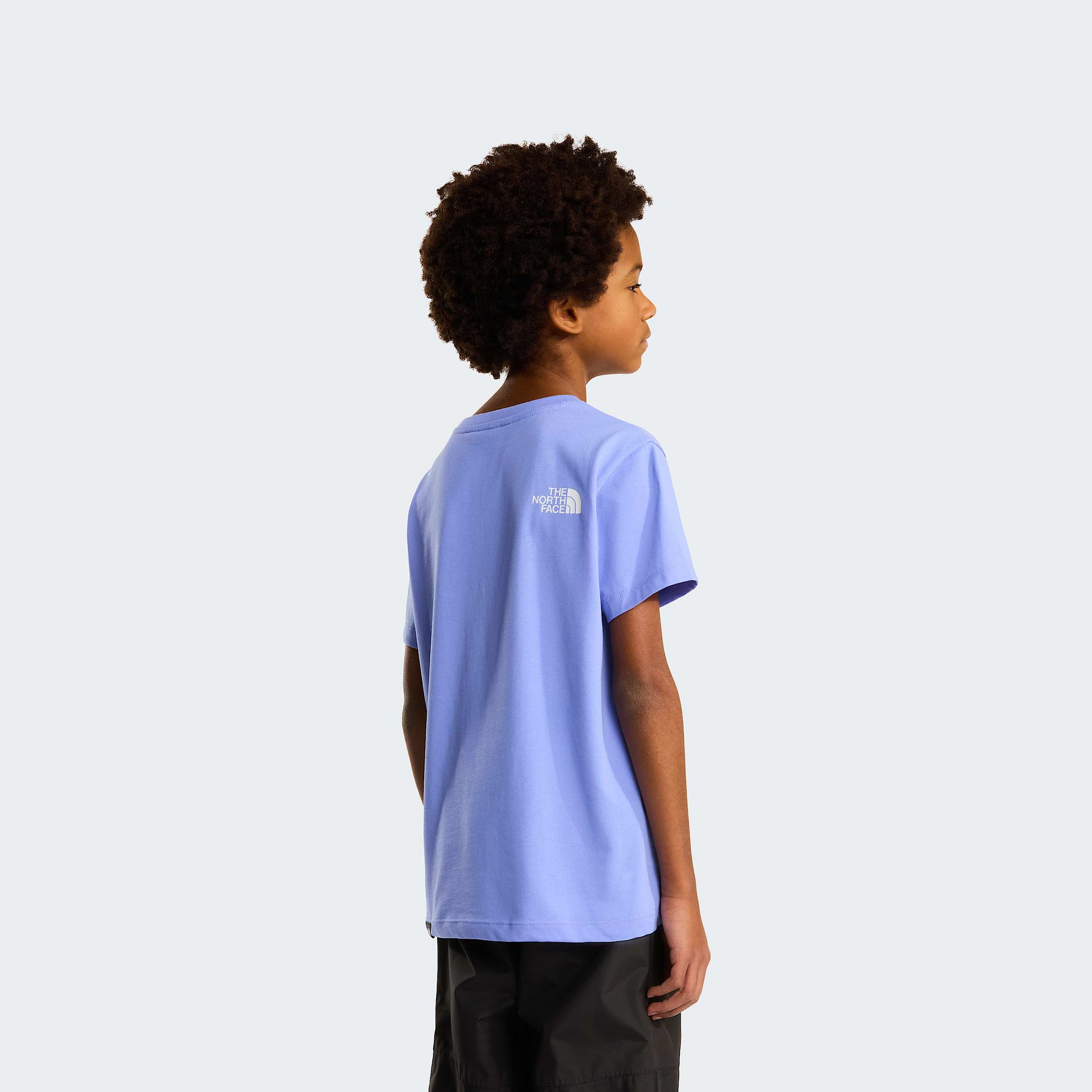 Teens Easy TShirt TNF Periwinkle Glow ALT3