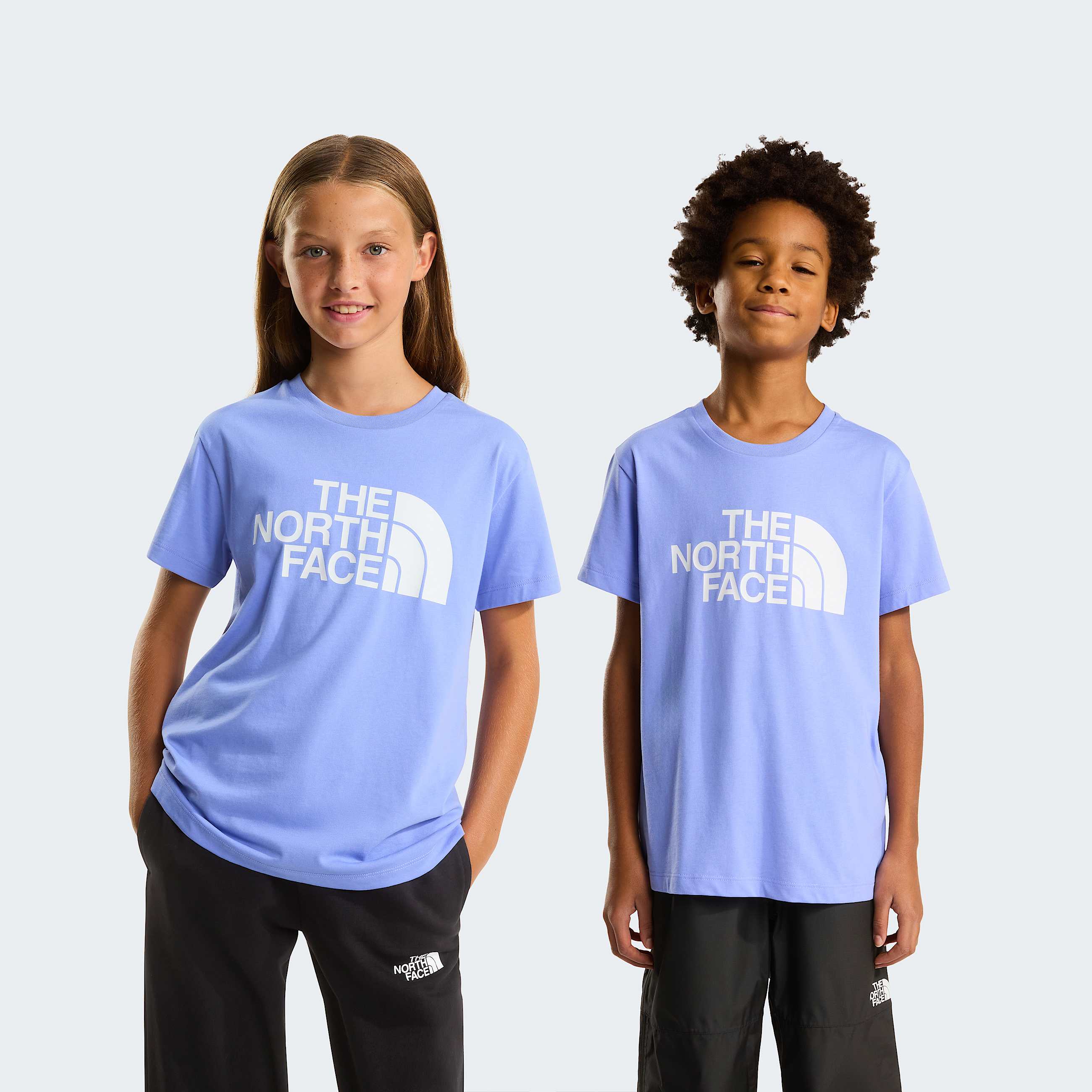 Teens Easy TShirt TNF Periwinkle Glow HERO