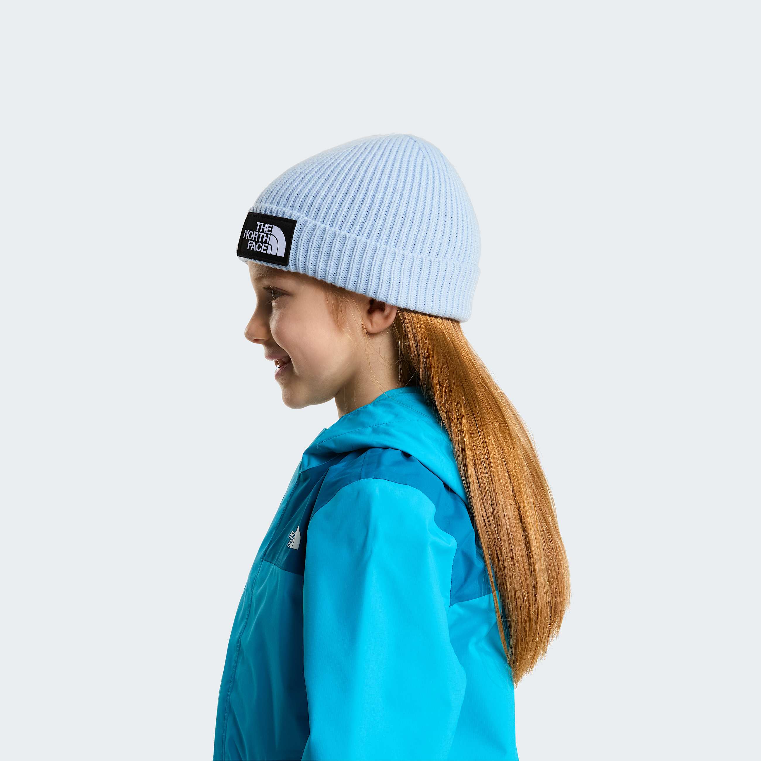 Baby Logo Box Beanie TNF Polar Haze ALT3