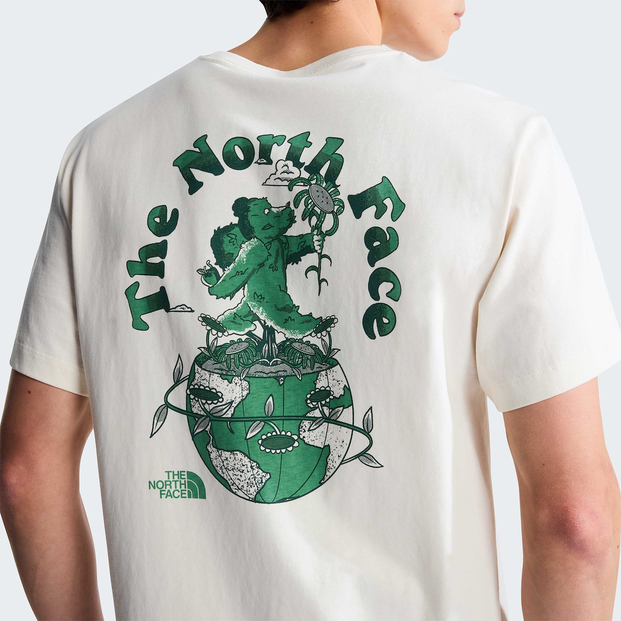 Mens Retro Earth Relaxed Graphic TShirt TNF ALT5
