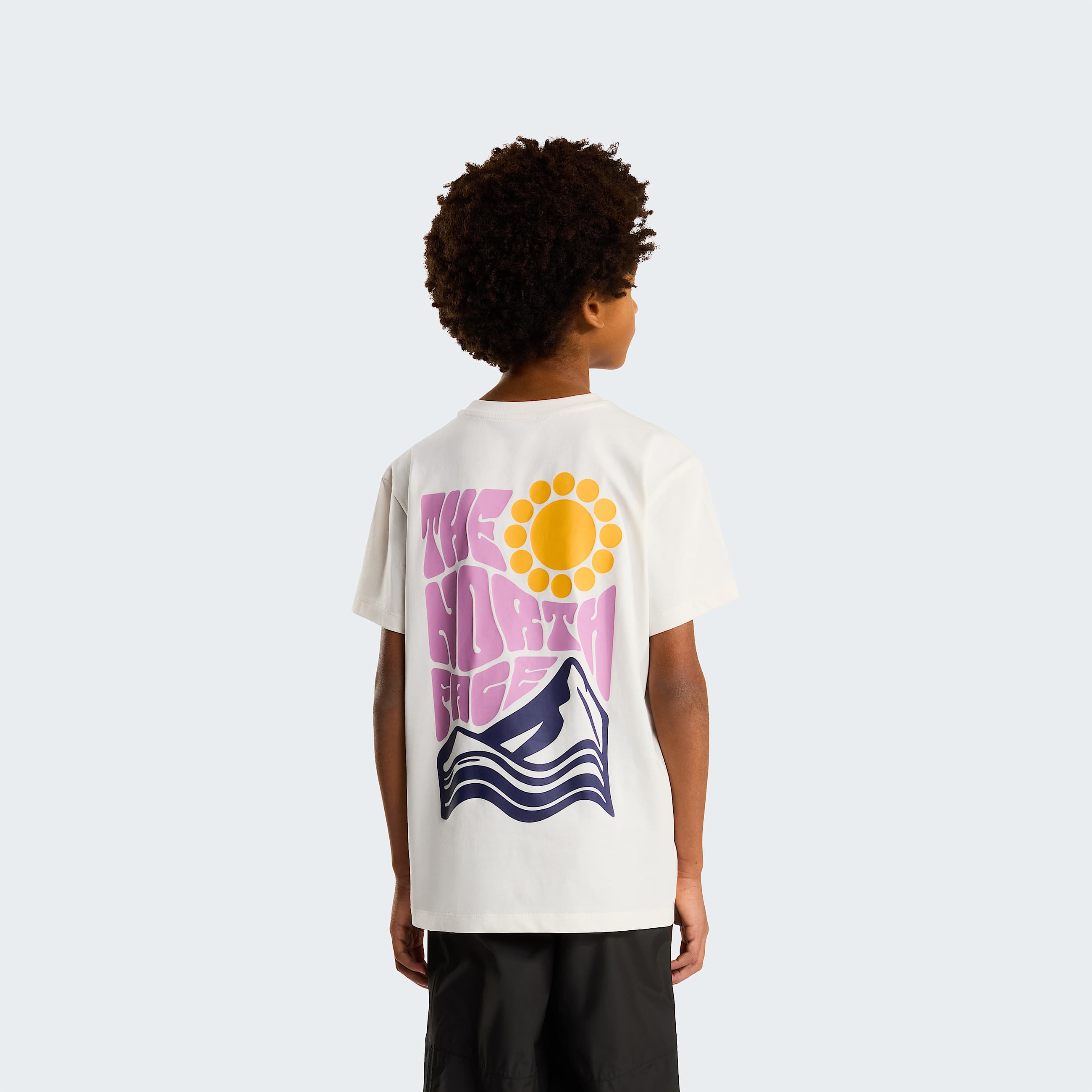 Voyage relaxt geschnittenes TShirt fr Jugendliche TNF White Dune ALT1