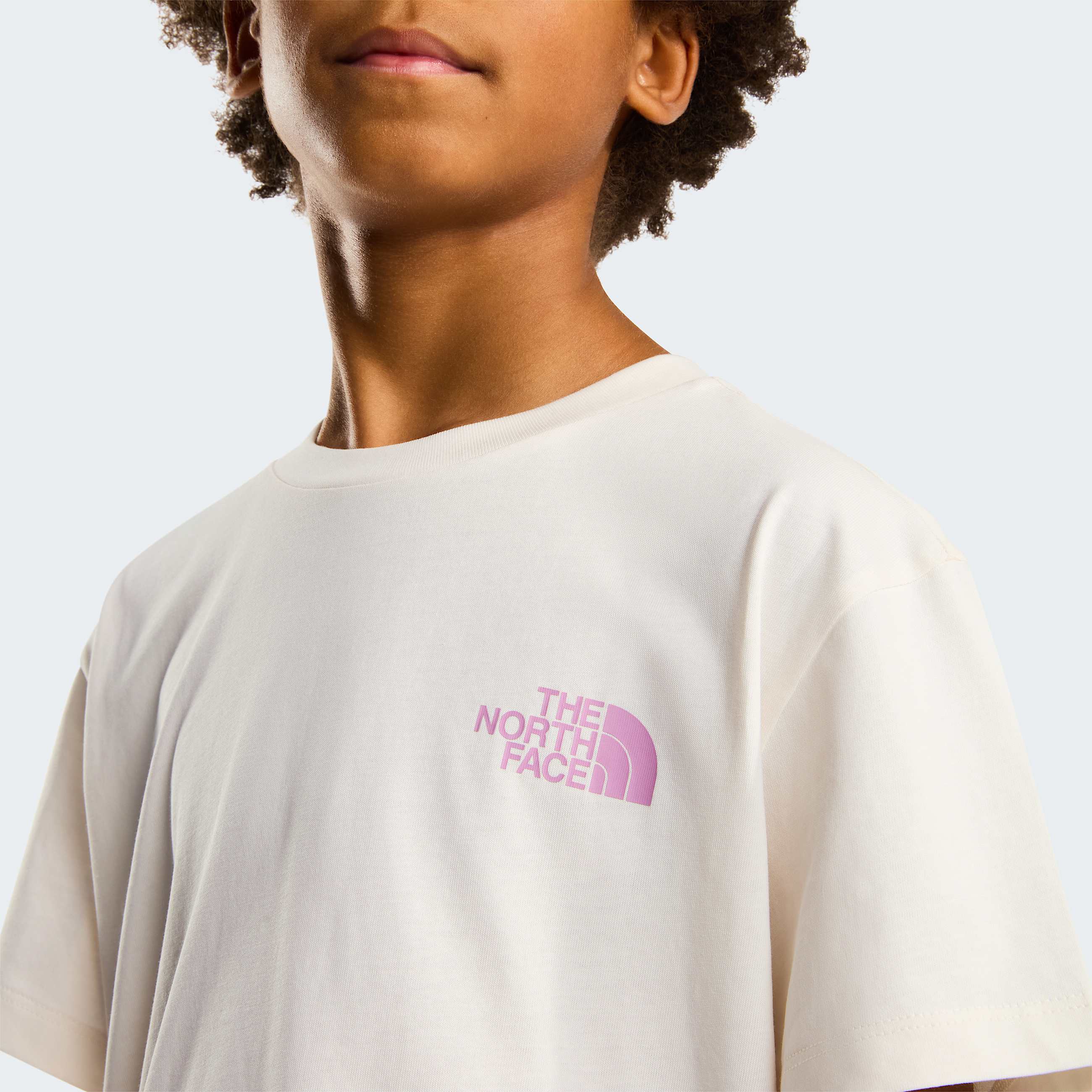 Voyage relaxt geschnittenes TShirt fr Jugendliche TNF White Dune ALT4