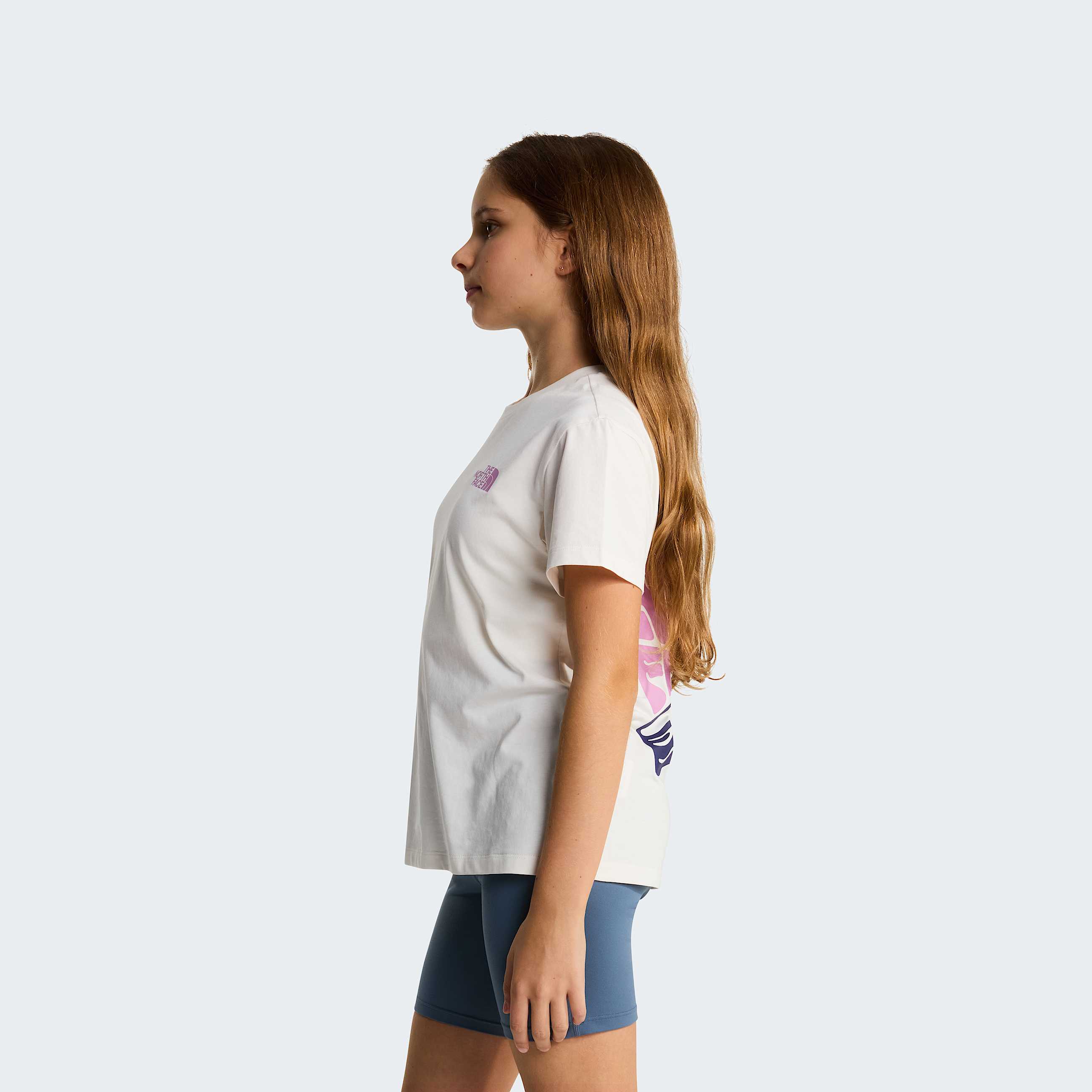 Voyage relaxt geschnittenes TShirt fr Jugendliche TNF White Dune ALT10