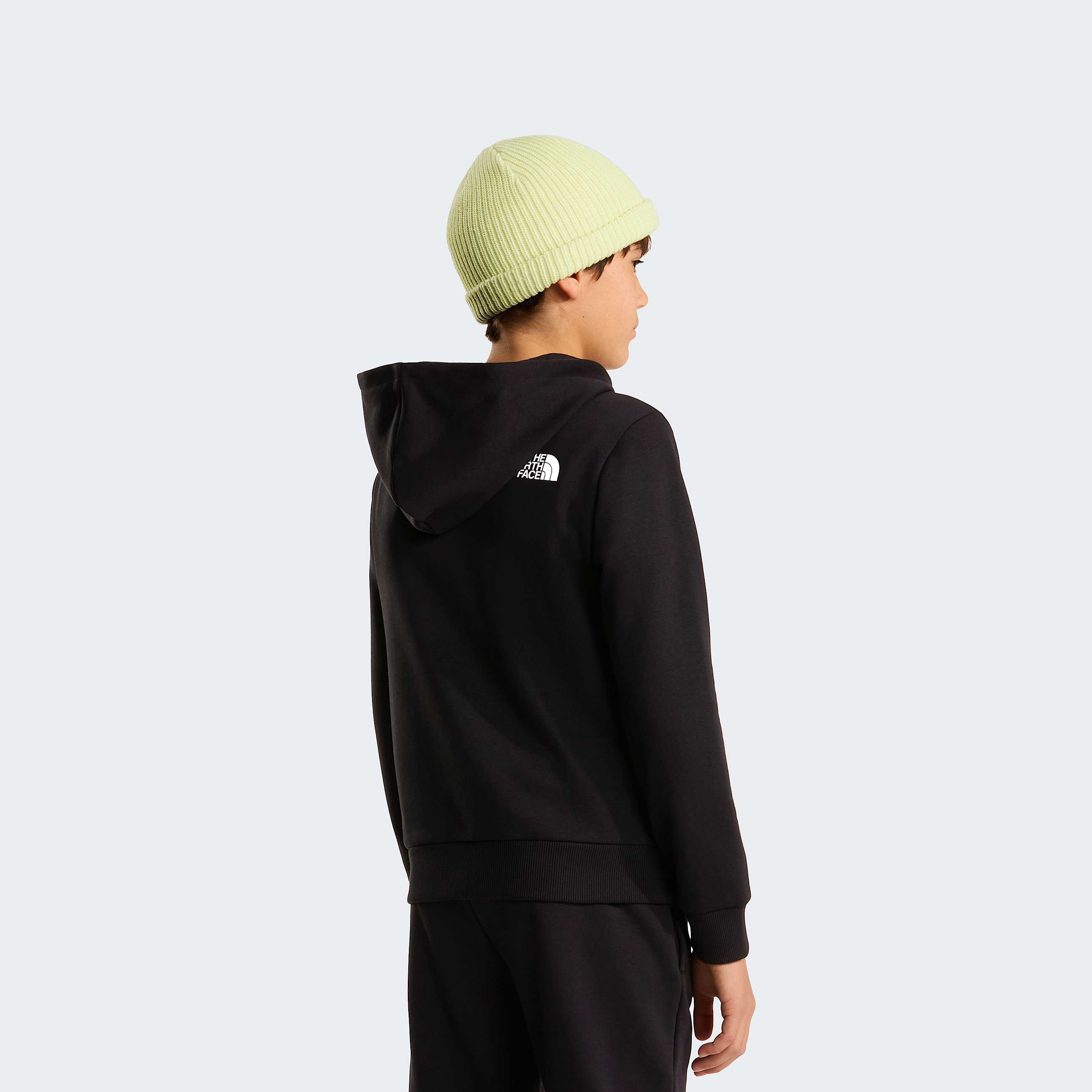 Teens Simple Dome Light Regular Hoodie TNF TNF Black ALT3