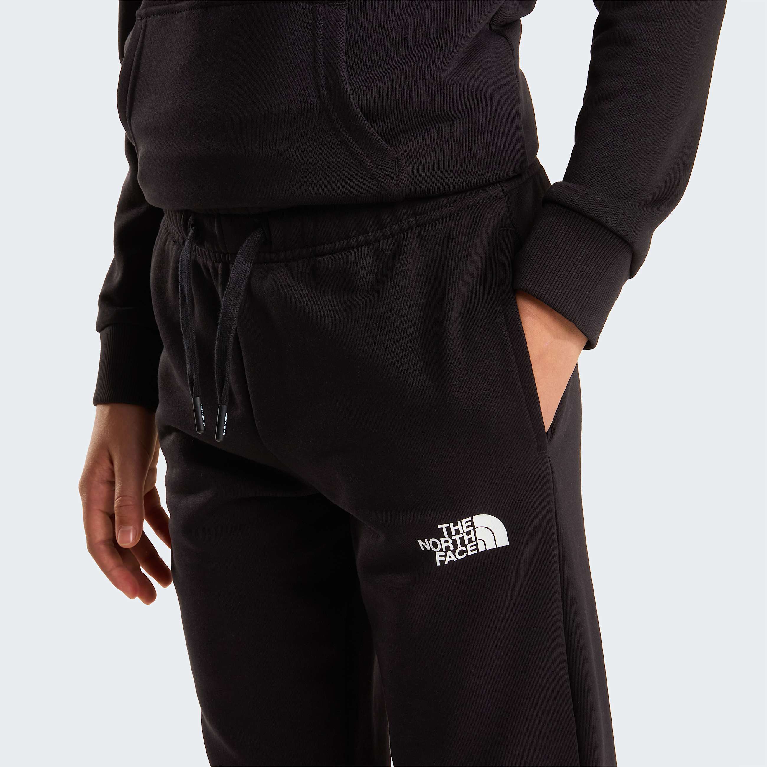 Teens Simple Dome Light Regular Tapered Joggers TNF TNF Black ALT4