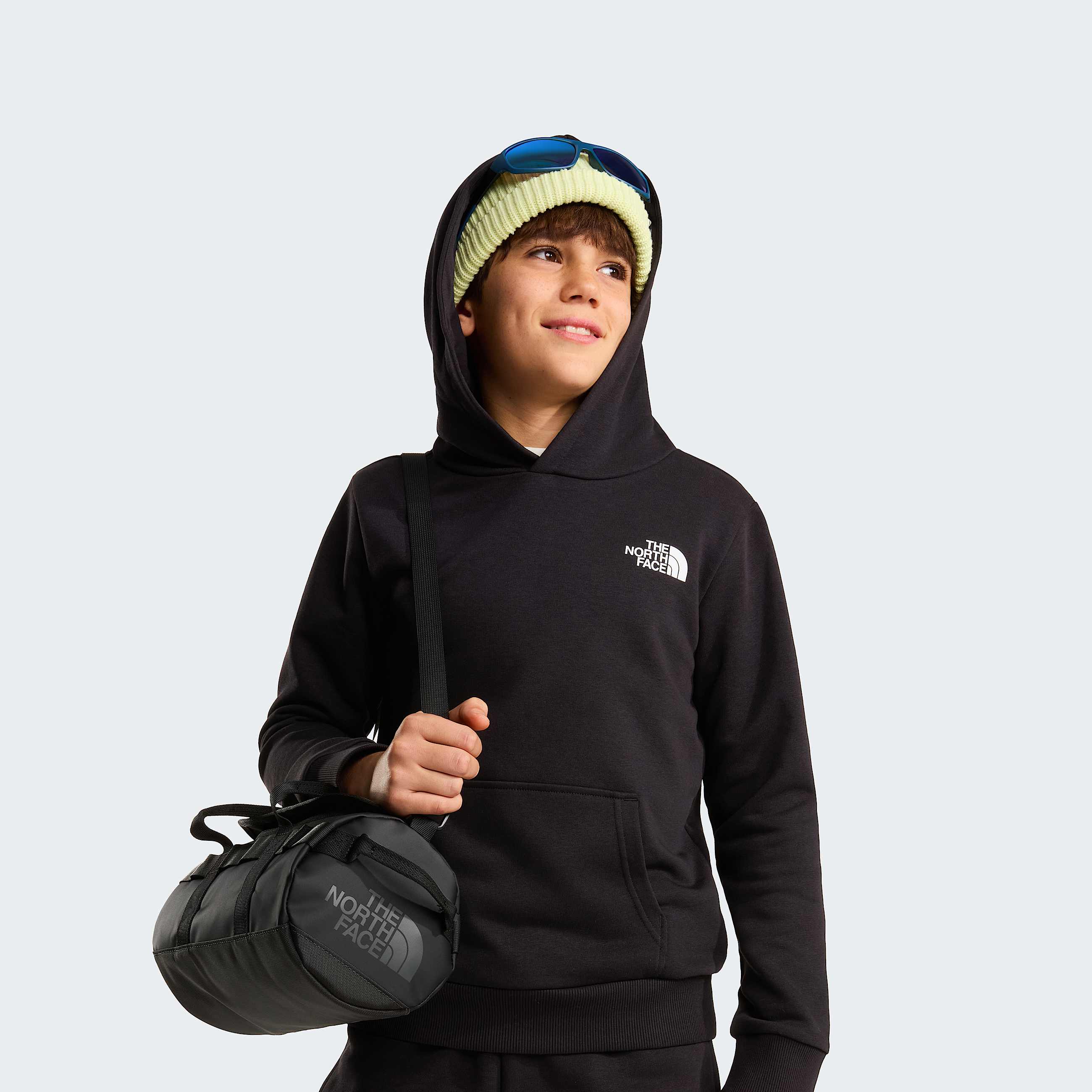 Teens Simple Dome Light Regular Tapered Joggers TNF TNF Black ALT6