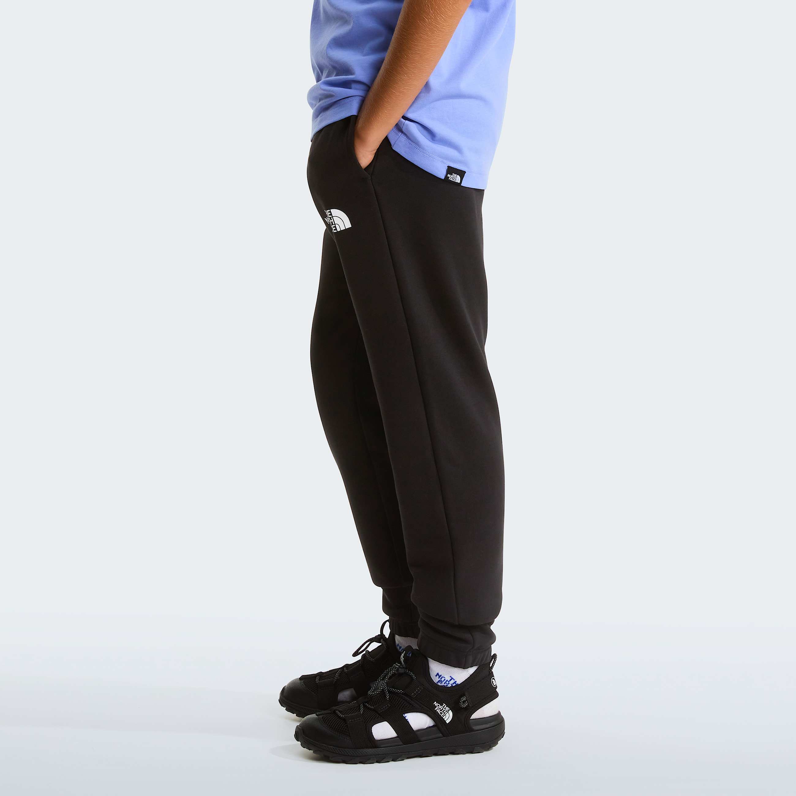 Teens Simple Dome Light Regular Tapered Joggers TNF TNF Black ALT9