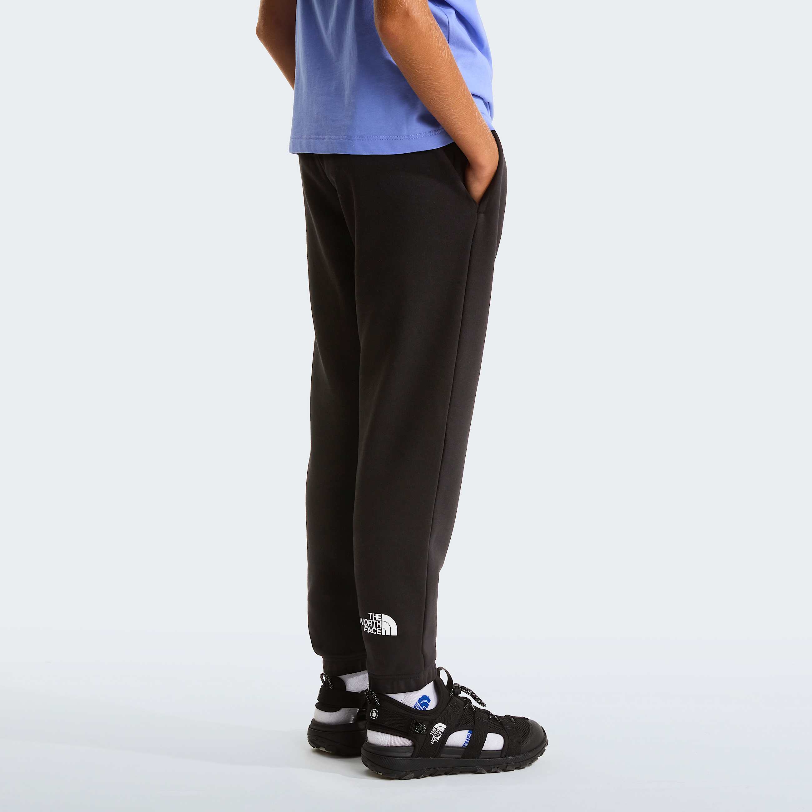 Teens Simple Dome Light Regular Tapered Joggers TNF TNF Black ALT10