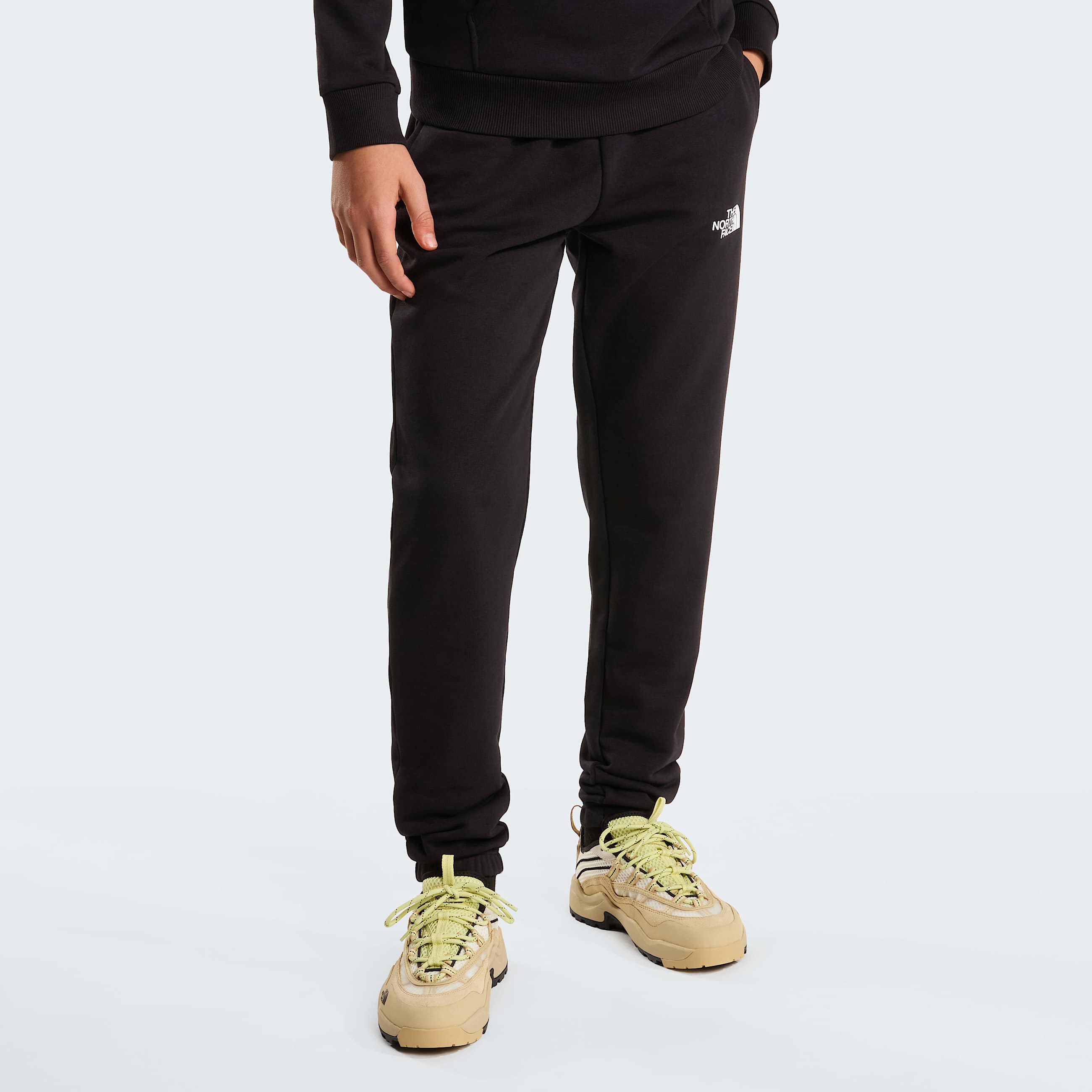 Teens Simple Dome Light Regular Tapered Joggers TNF TNF Black HERO