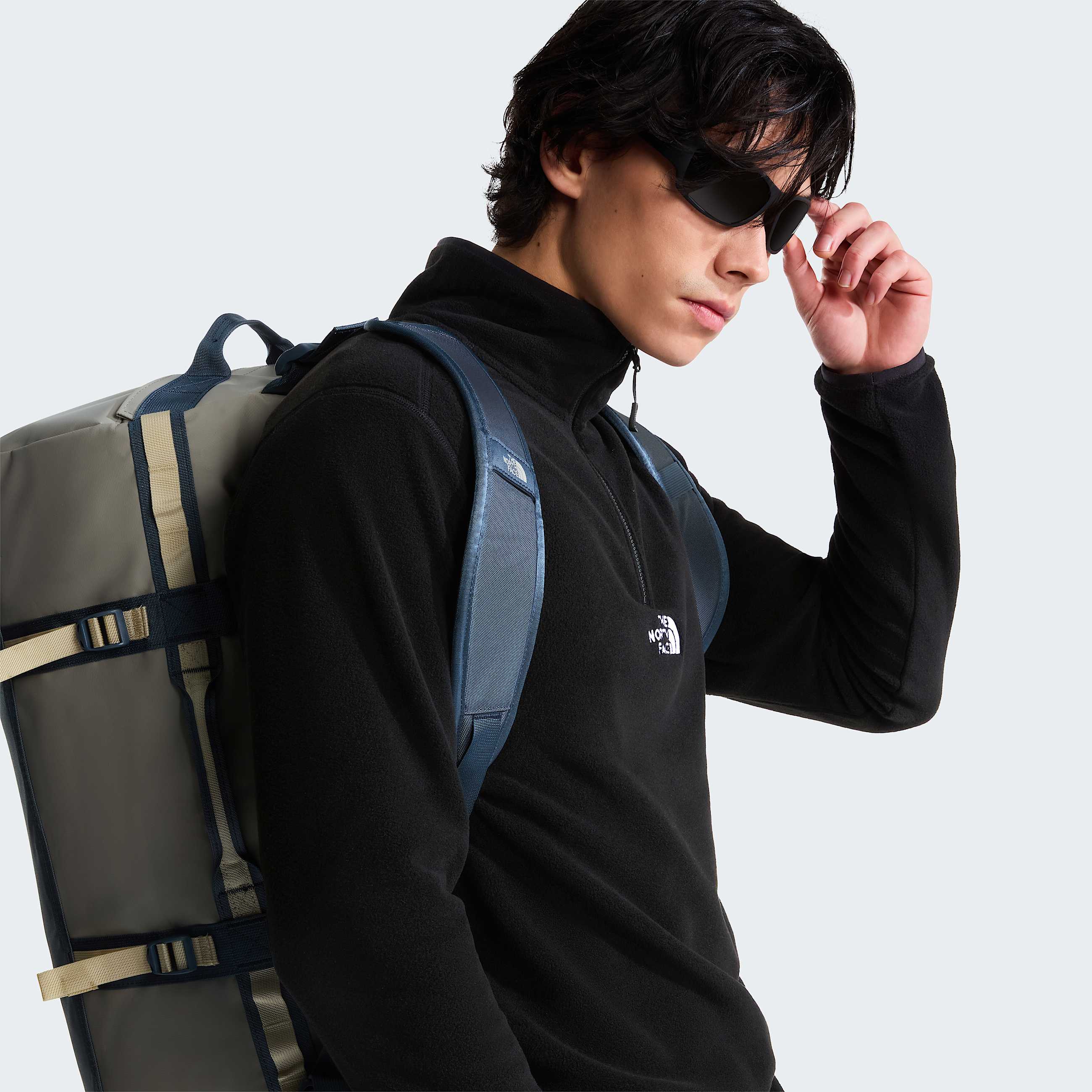 Glacier Fleece mit 14langem RV fr Herren TNF TNF Black ALT5