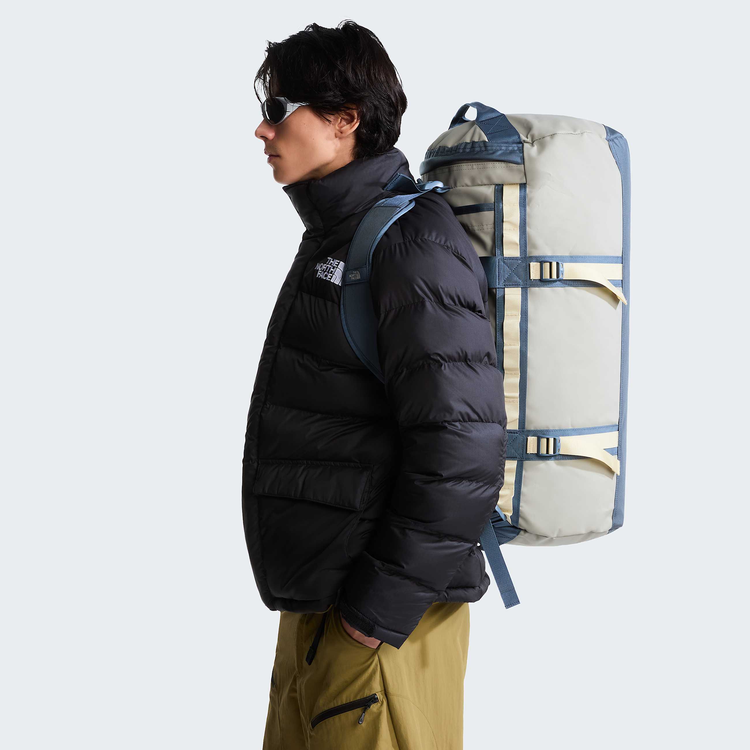 Base Camp Duffel 71L  Medium TNF Stone SlabGranite GreyDesert Stone ALT1
