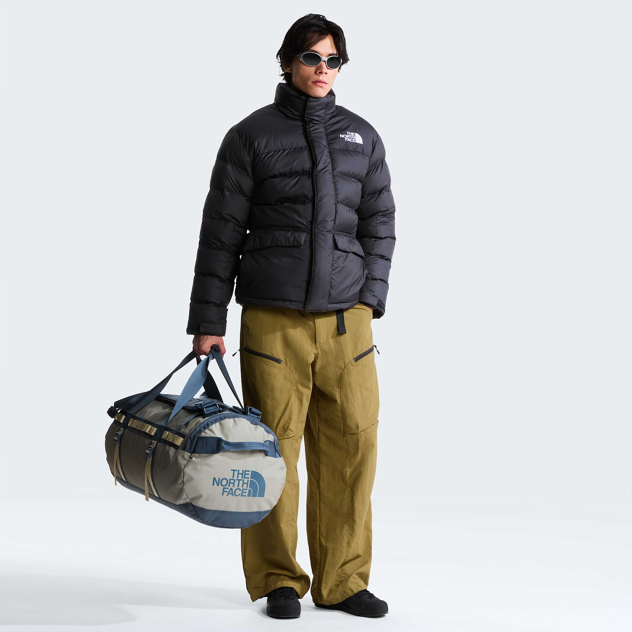Base Camp Duffel 71L  Medium TNF Stone SlabGranite GreyDesert Stone ALT7