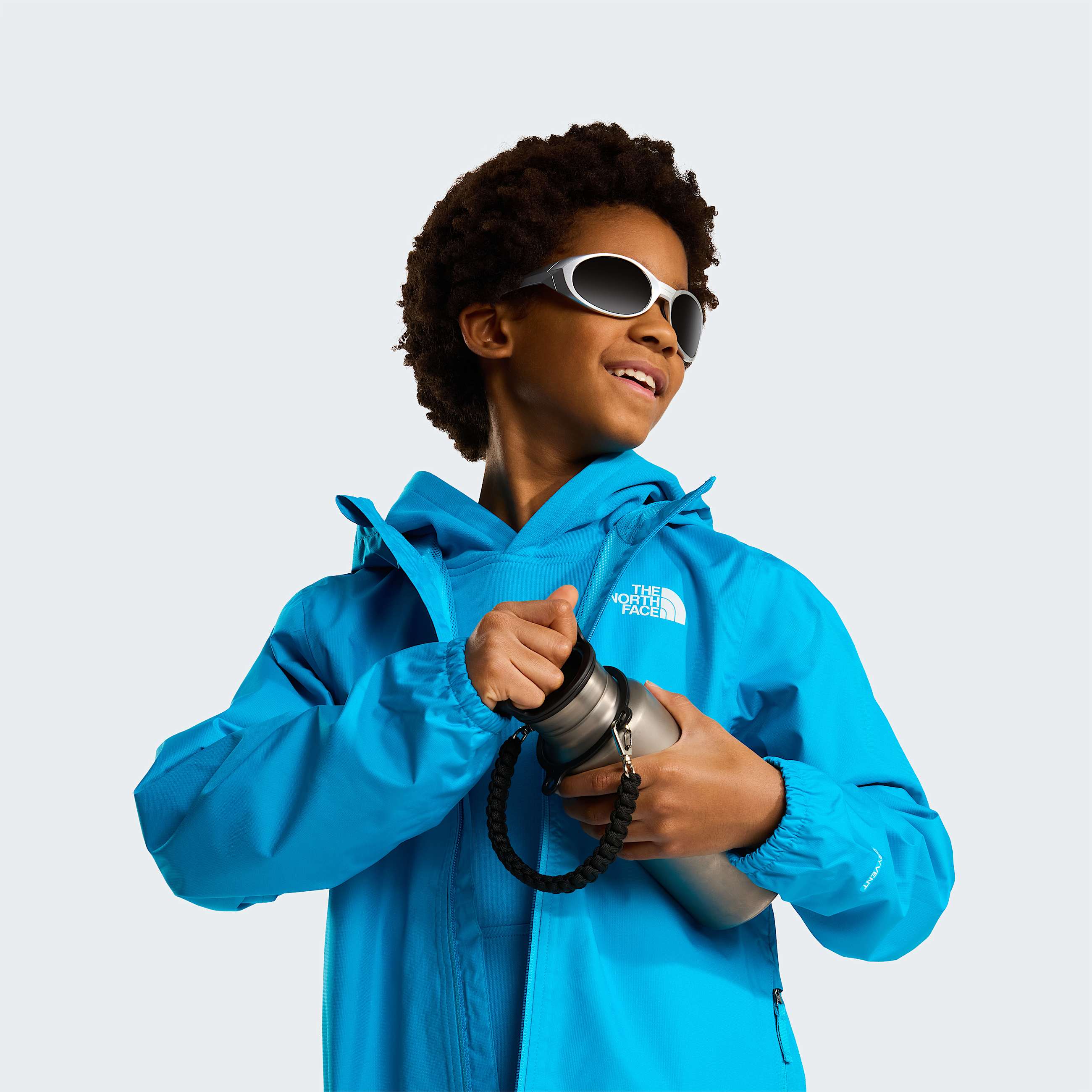 Teens NSE Box Hoodie TNF Meridian Blue ALT7