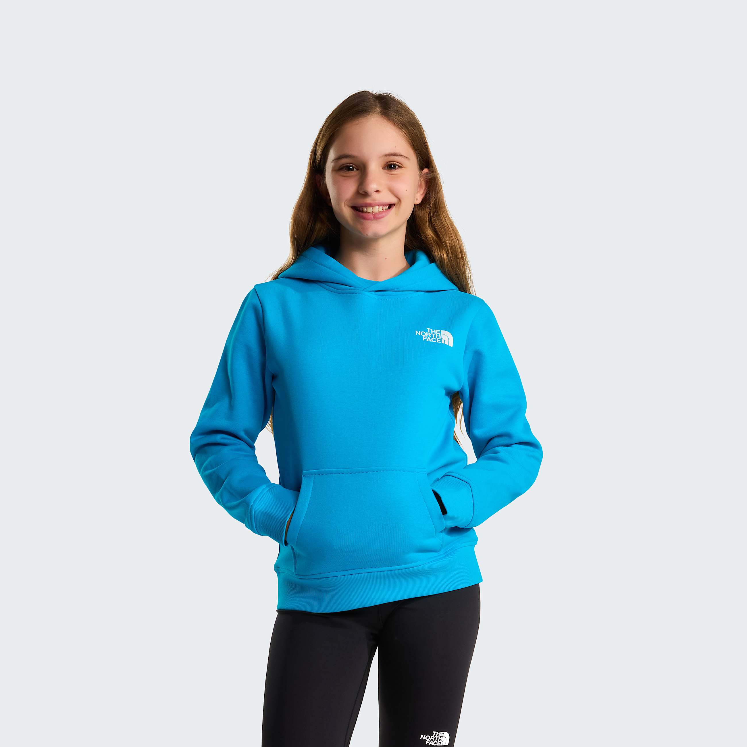 Teens NSE Box Hoodie TNF Meridian Blue ALT9