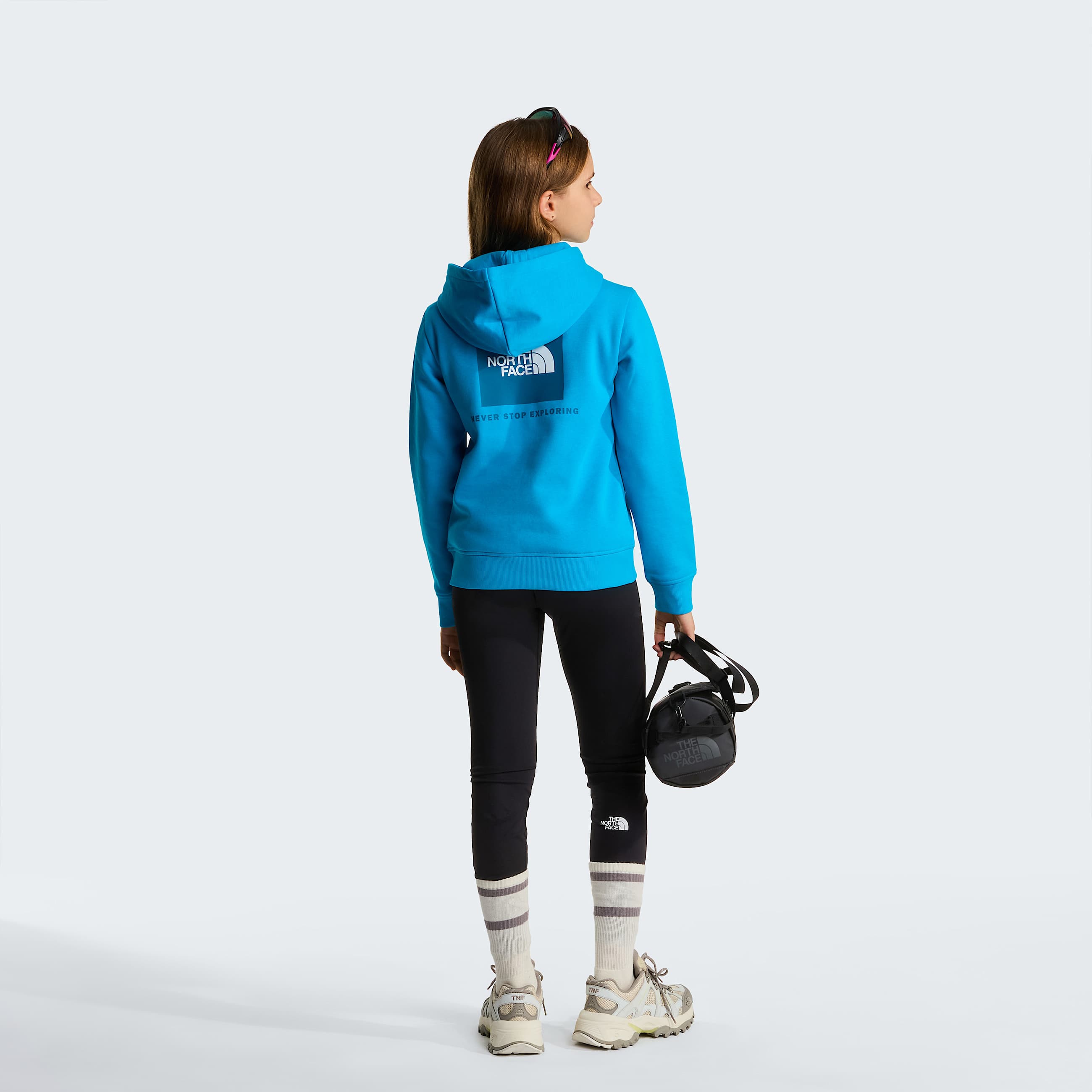 Teens NSE Box Hoodie TNF Meridian Blue ALT10