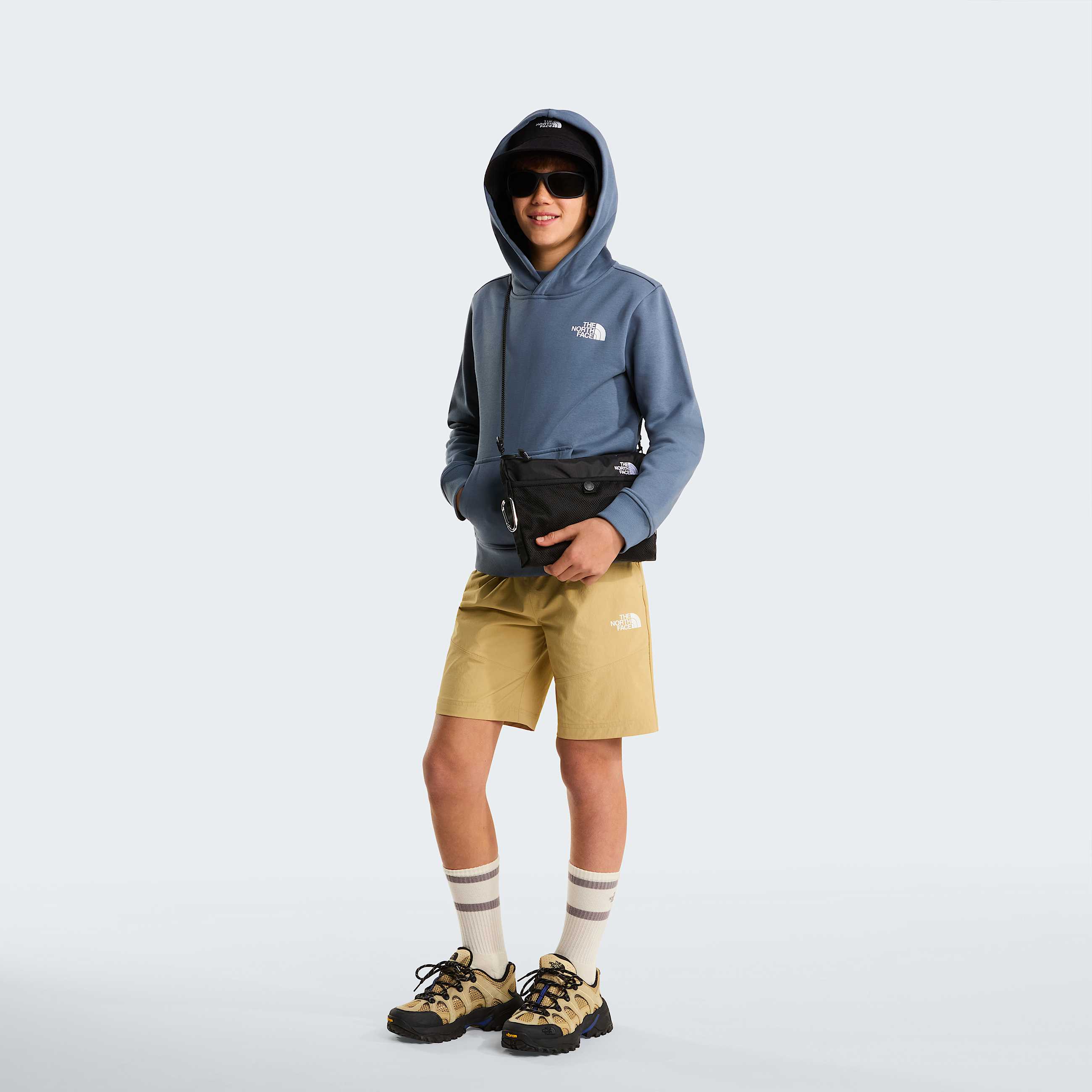 Sweat  capuche NSE Box pour enfant TNF Granite Grey ALT2