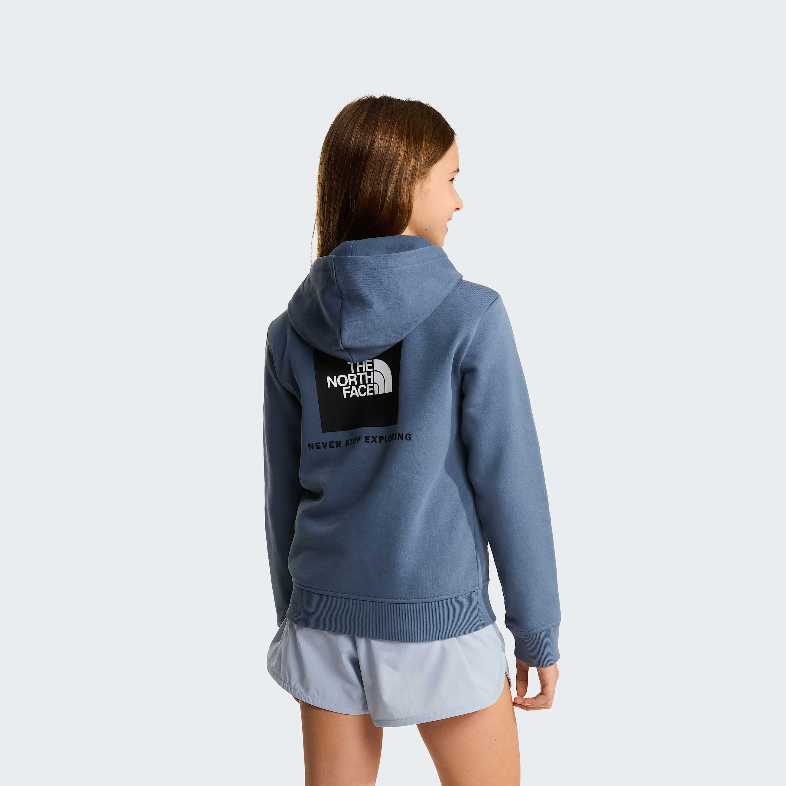 Sweat  capuche NSE Box pour enfant TNF Granite Grey ALT8
