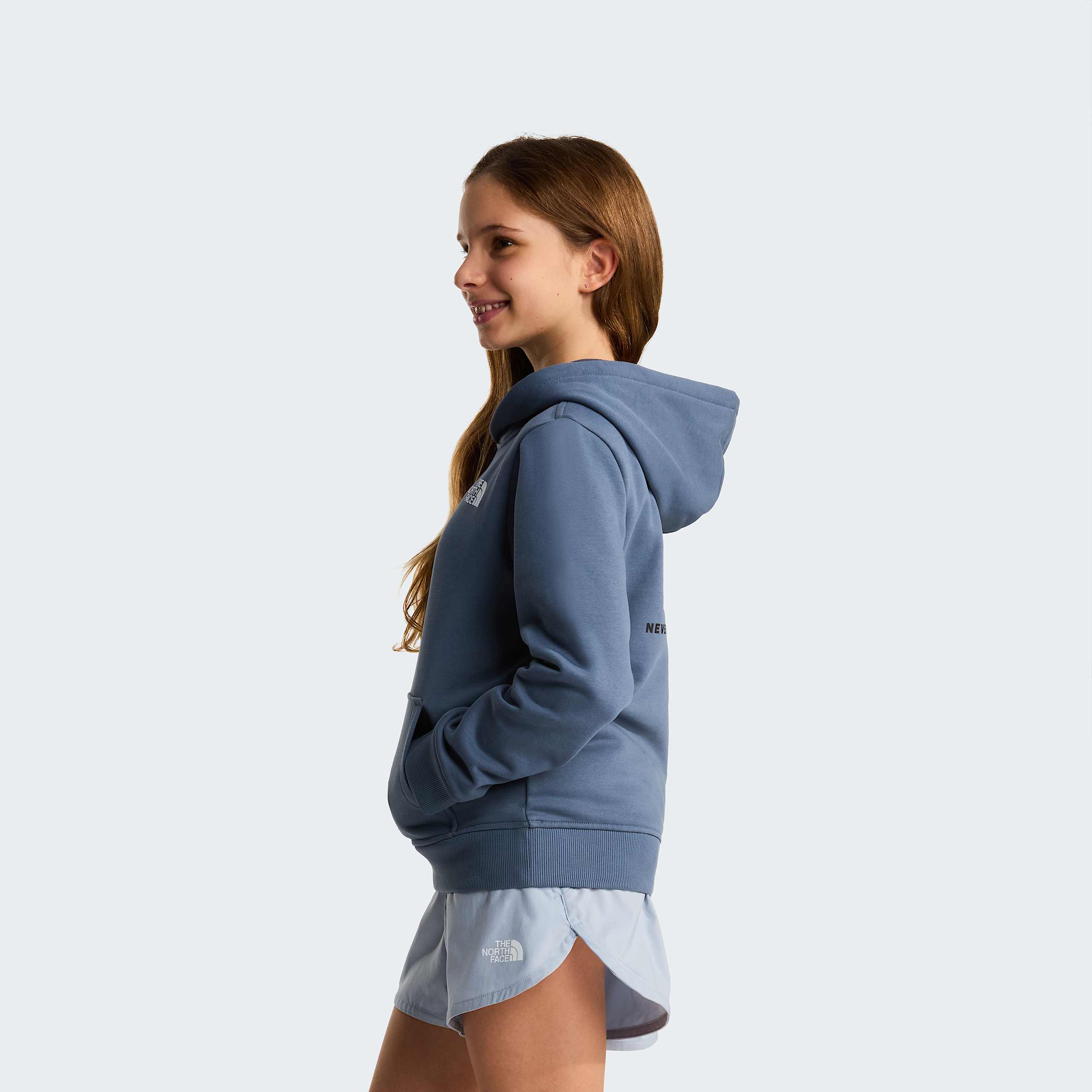 Sweat  capuche NSE Box pour enfant TNF Granite Grey ALT11