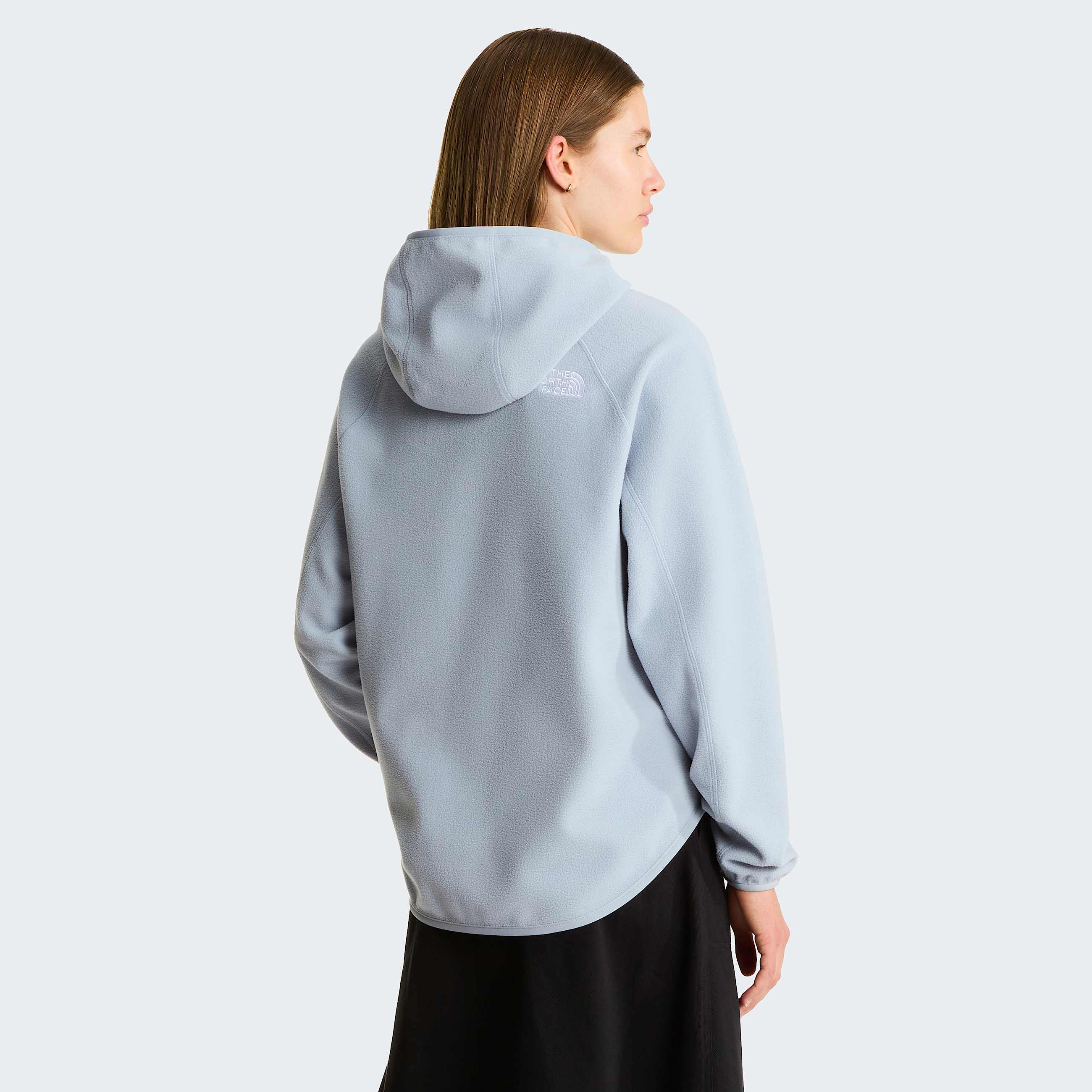 Womens Oxara Hooded Fleece TNF Frost Grey ALT3
