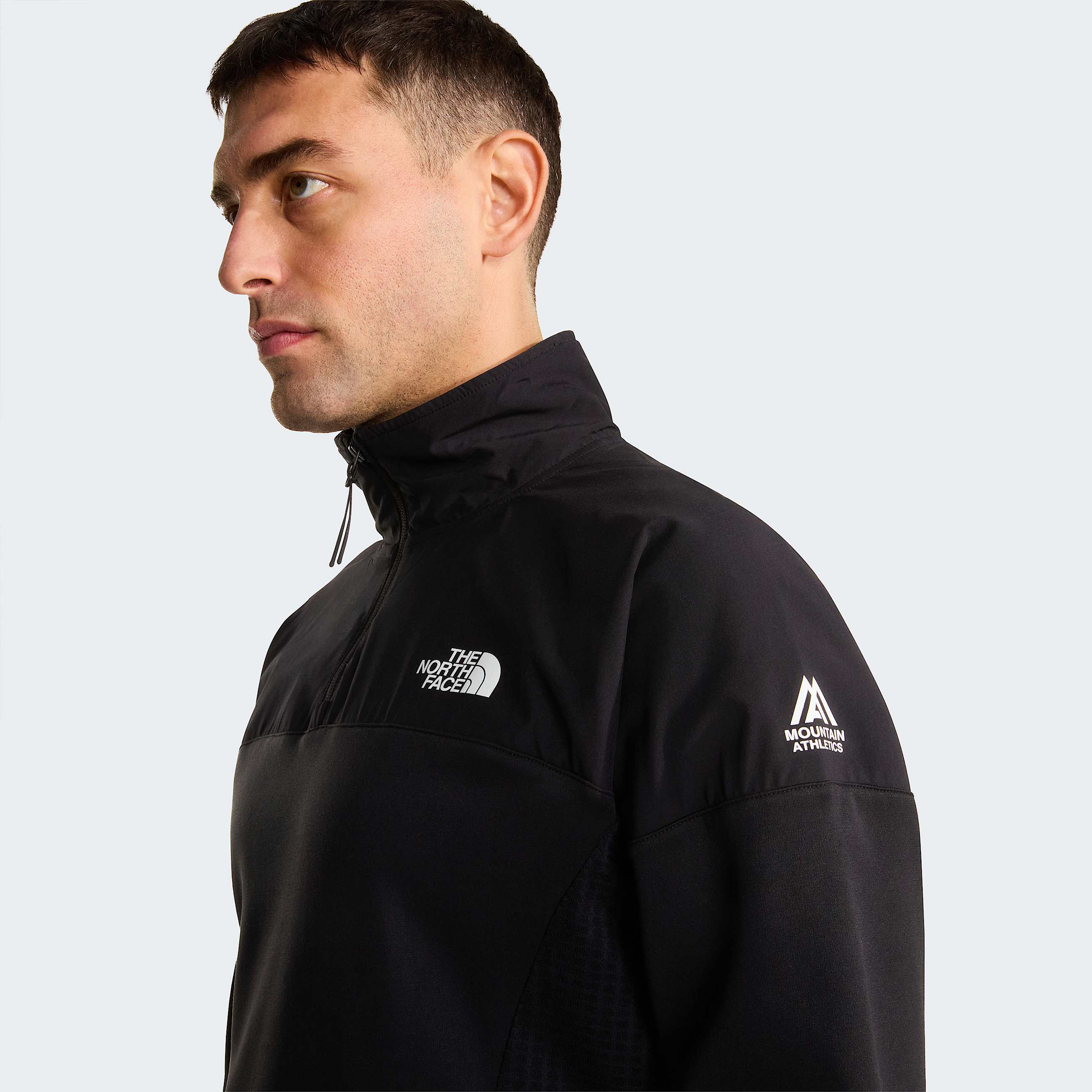 Mountain Athletics Fleecejacke mit 14langem RV fr Herren TNF TNF Black ALT4