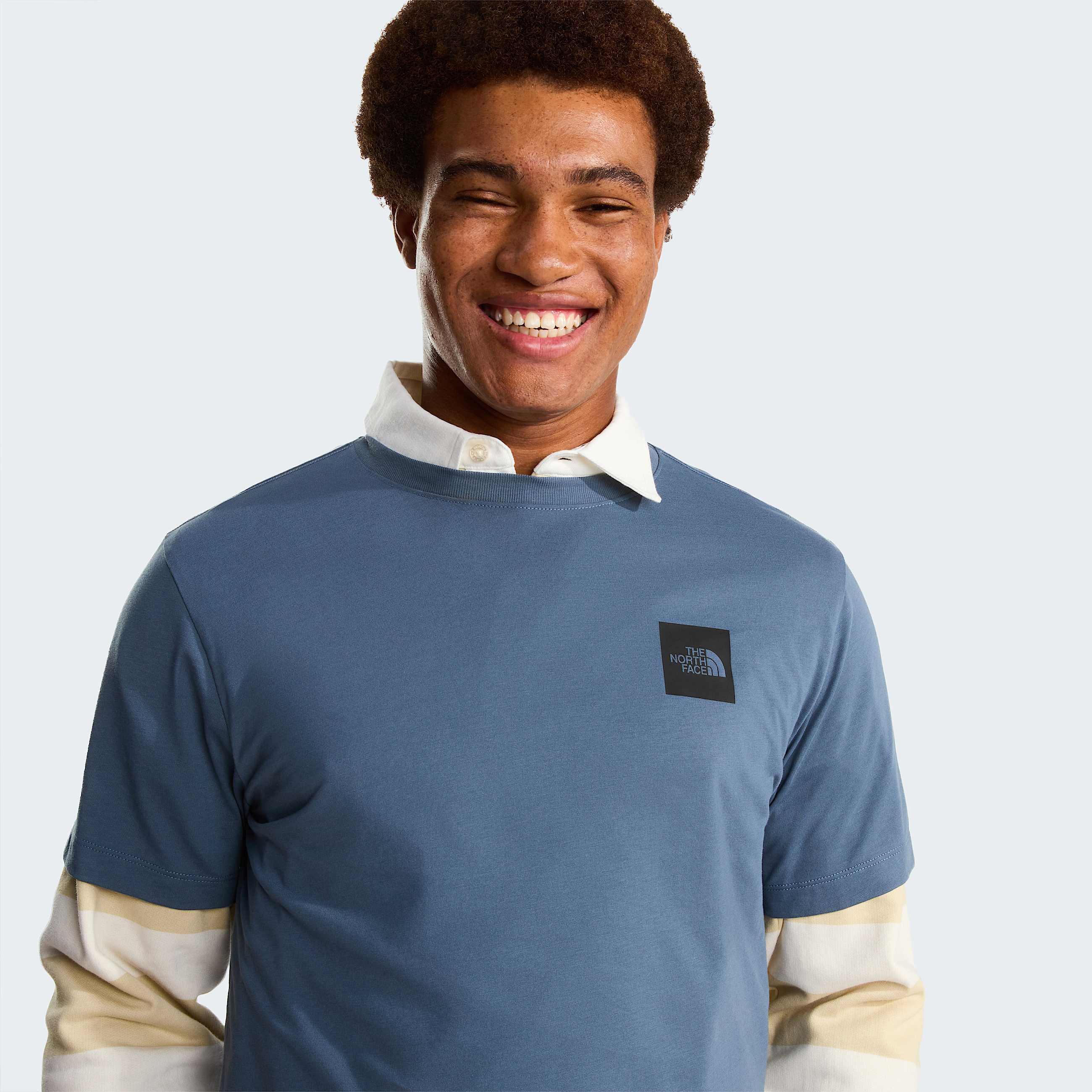 Tshirt Evolution Box Half Dome Regular da uomo TNF ALT5