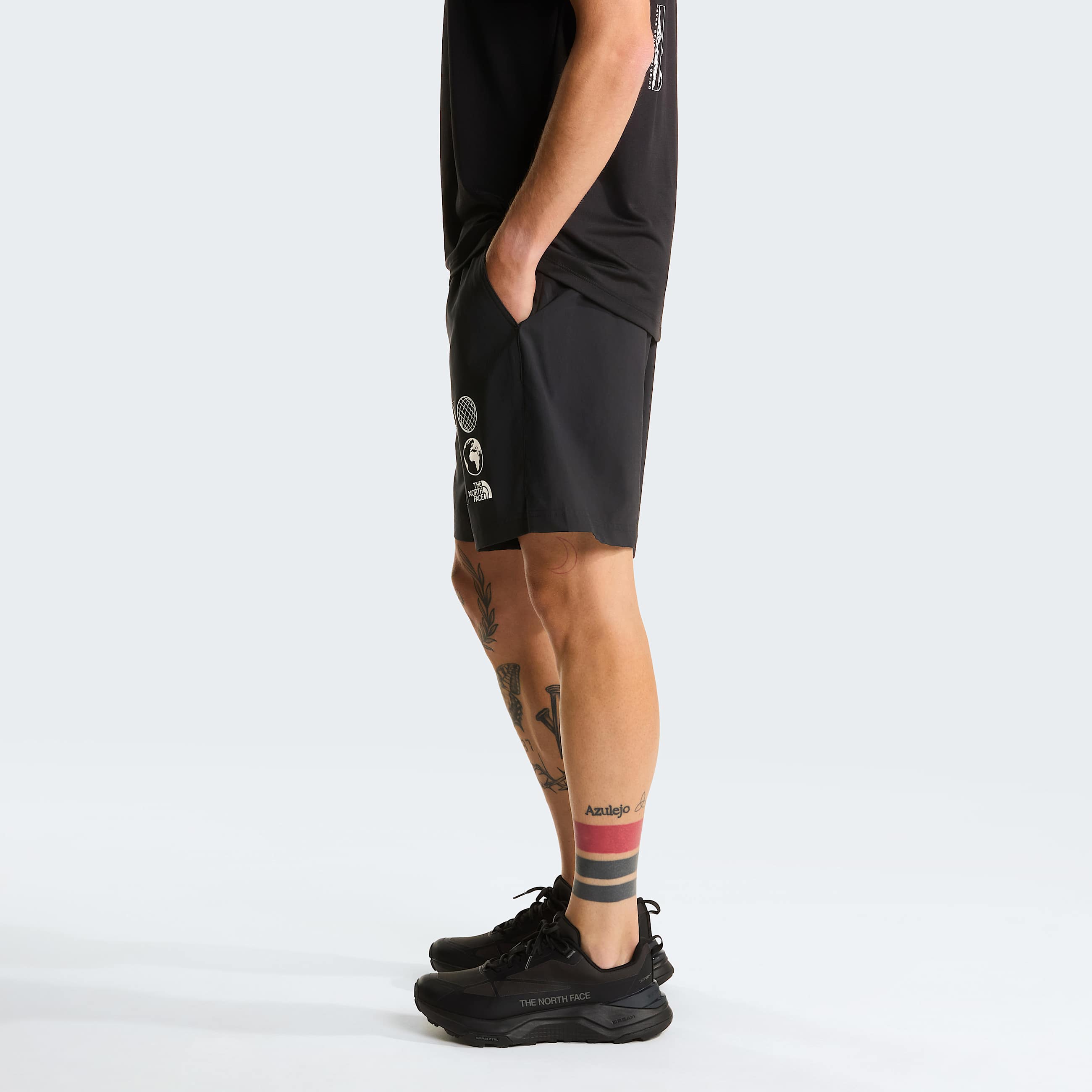 Pantaloncini 177 cm 247 Graphic da uomo TNF ALT2