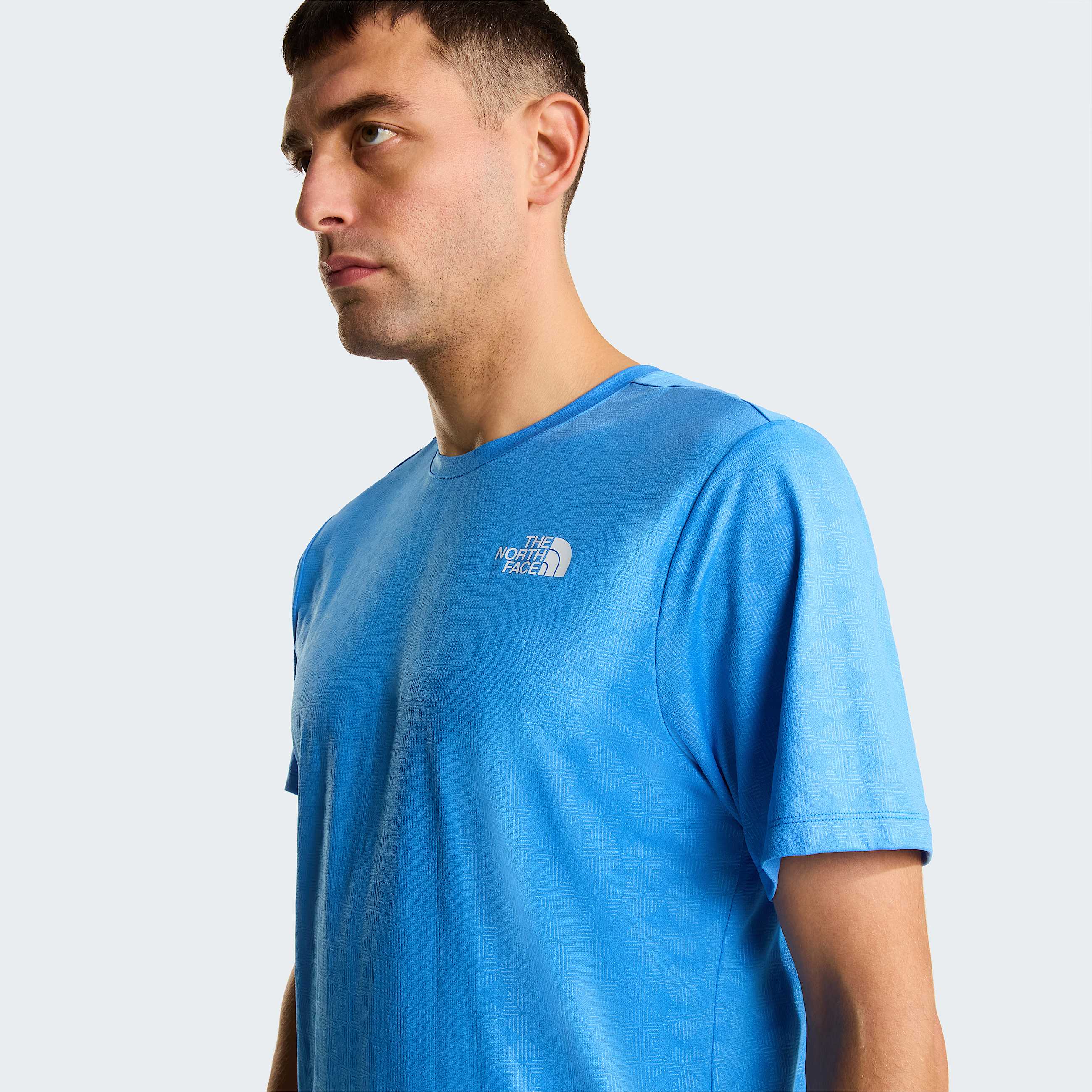 Mens 247 Pentadome Embossed Regular TShirt TNF Marina Blue ALT4