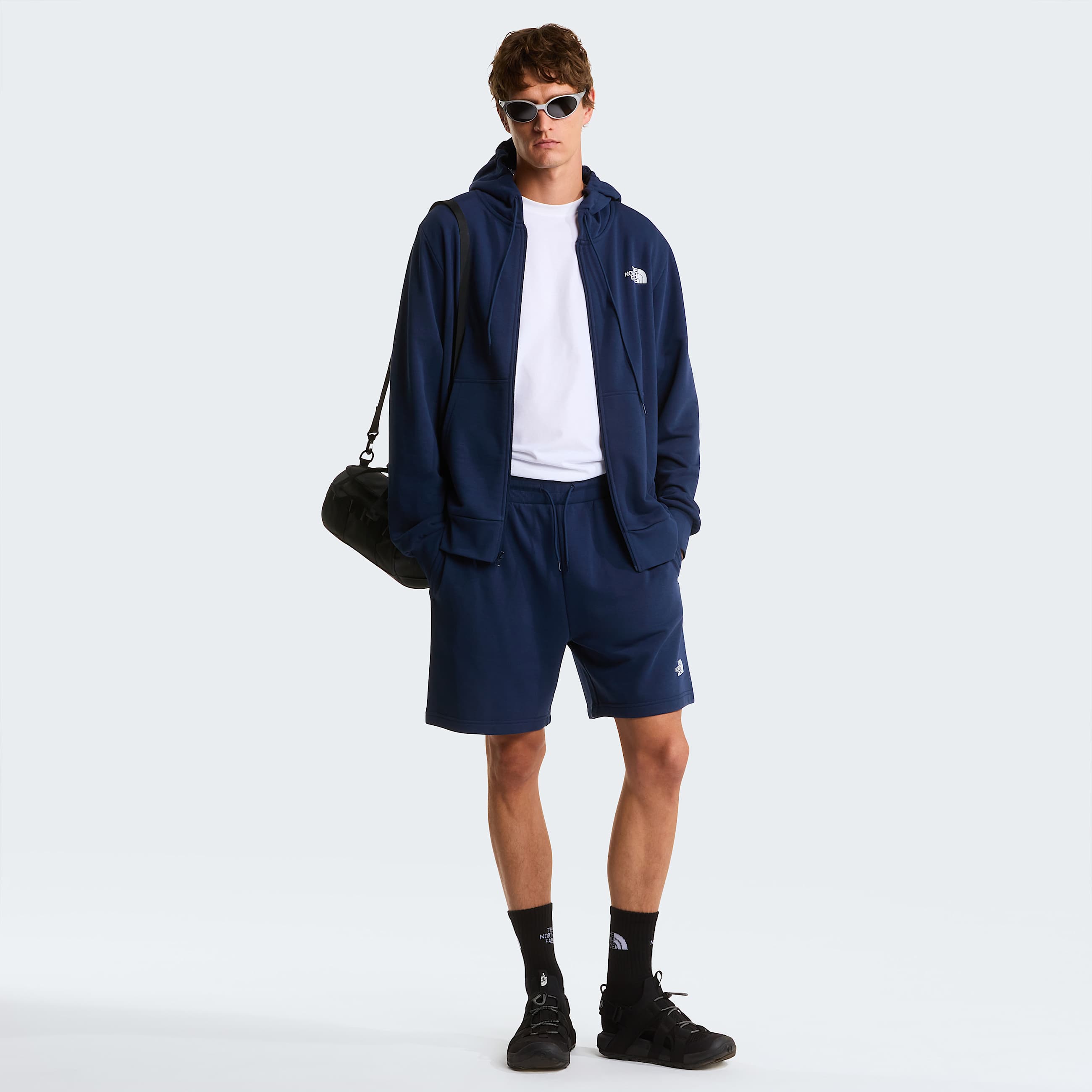 Mens Simple Dome Light Regular Hoodie TNF Summit Navy ALT1