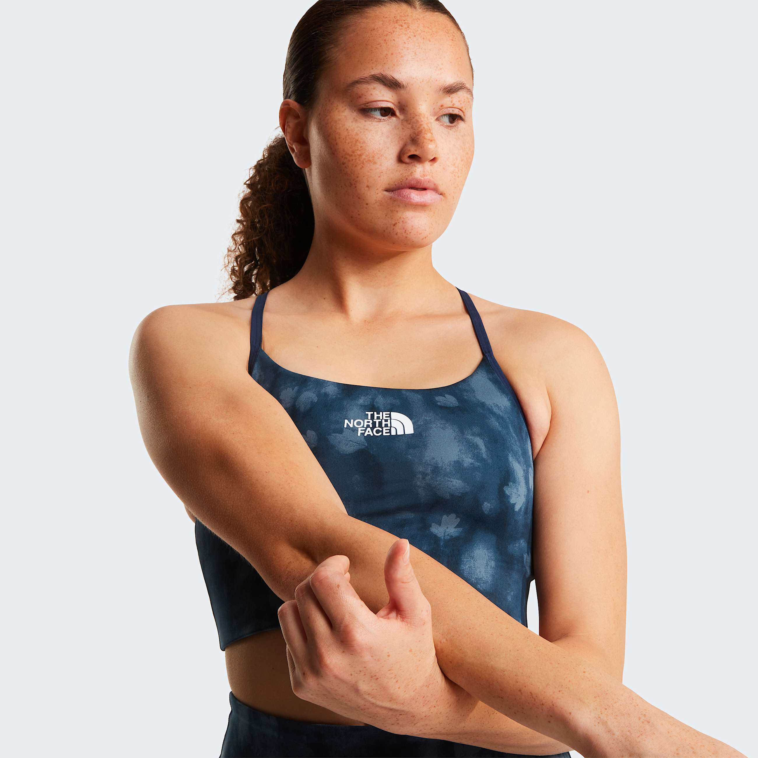 Reggiseno sportivo Flex con stampa da donna TNF ALT4