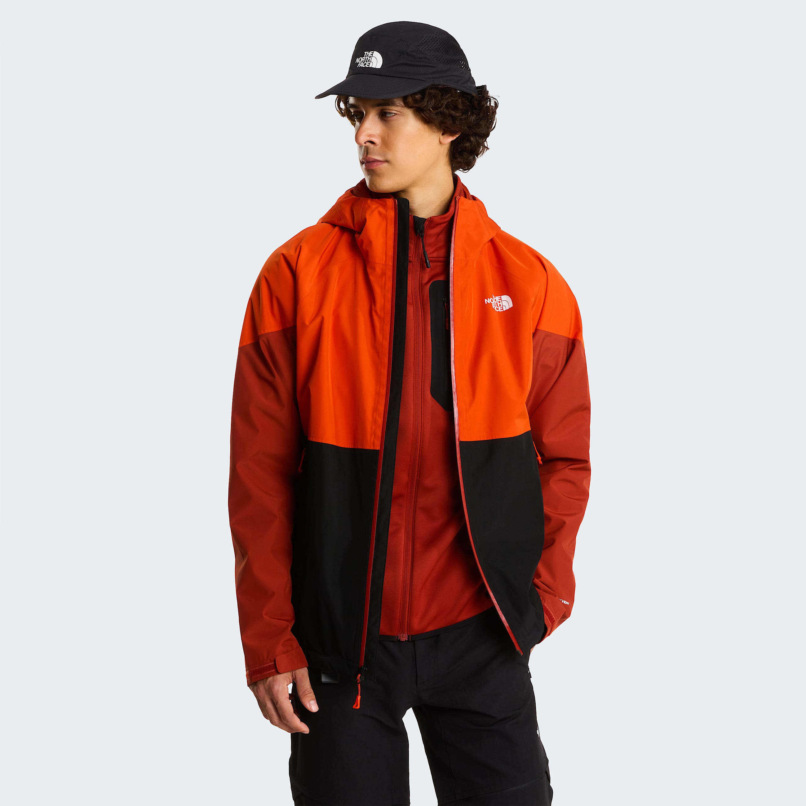 Giacca Lightning ZipIn compatibile da uomo TNF TNF BlackIron ClayLava Red ALT4